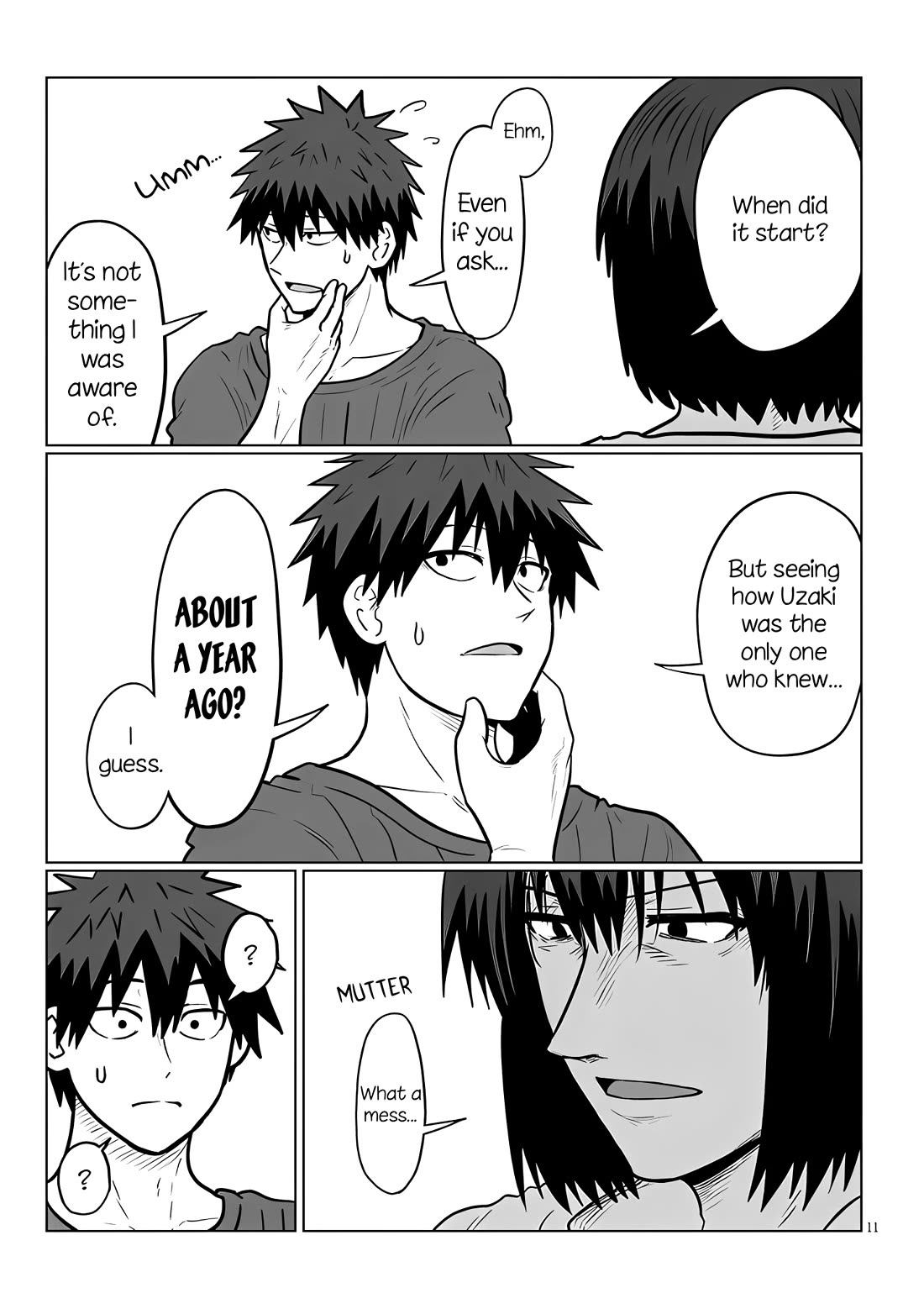 Uzaki-chan wa Asobitai! Chapter 128 page 11 - Chapter 128: Kouhai and the Trial