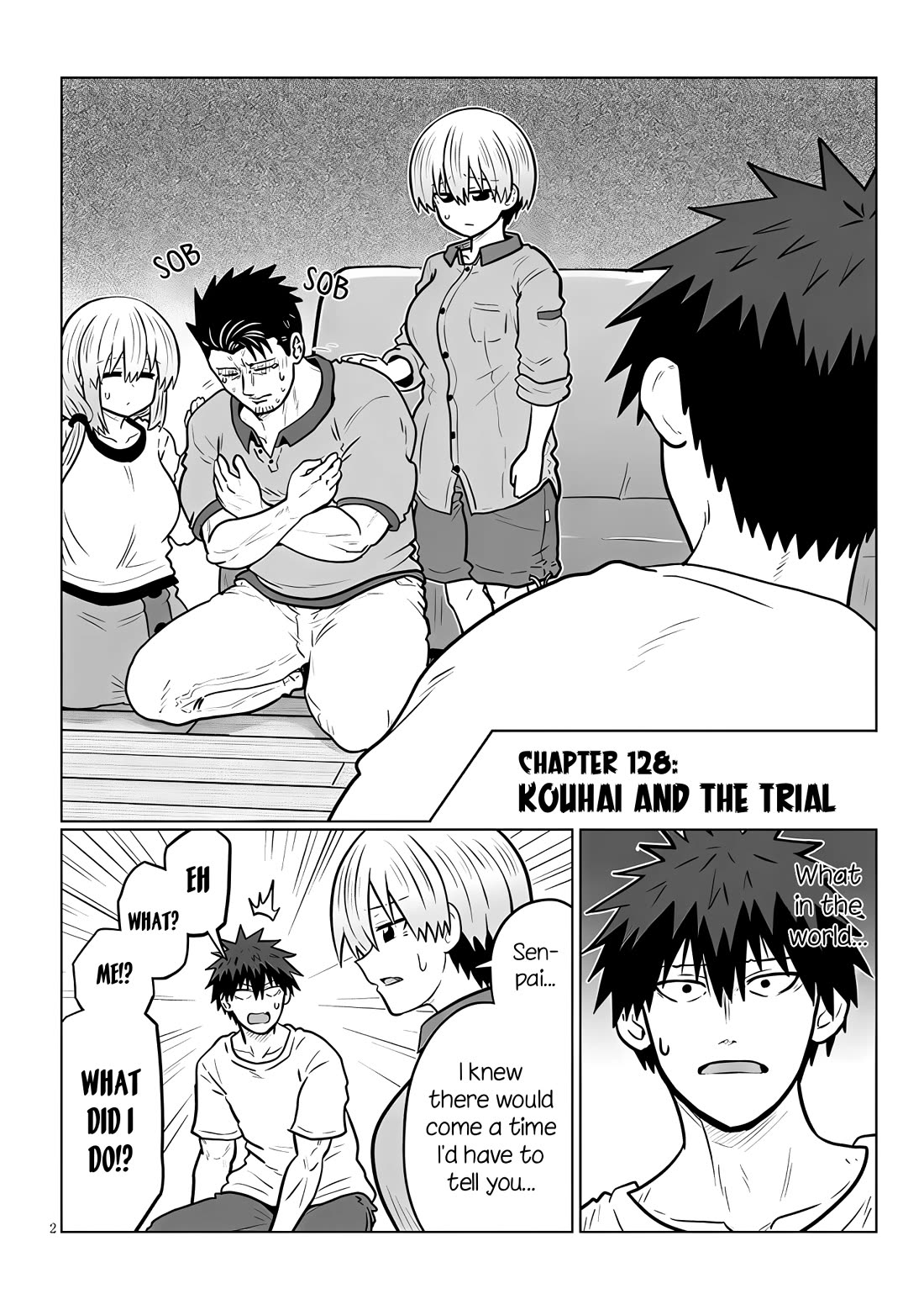 Uzaki-chan wa Asobitai! Chapter 128 page 2 - Chapter 128: Kouhai and the Trial