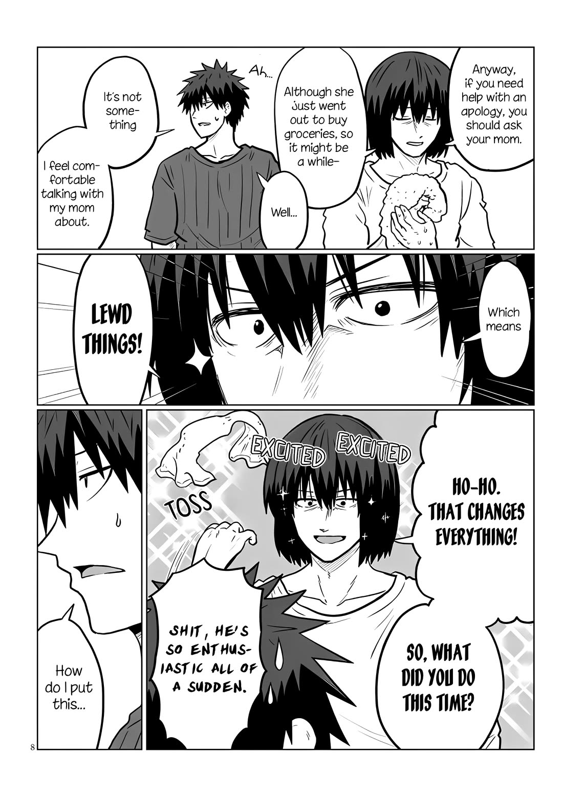 Uzaki-chan wa Asobitai! Chapter 128 page 8 - Chapter 128: Kouhai and the Trial