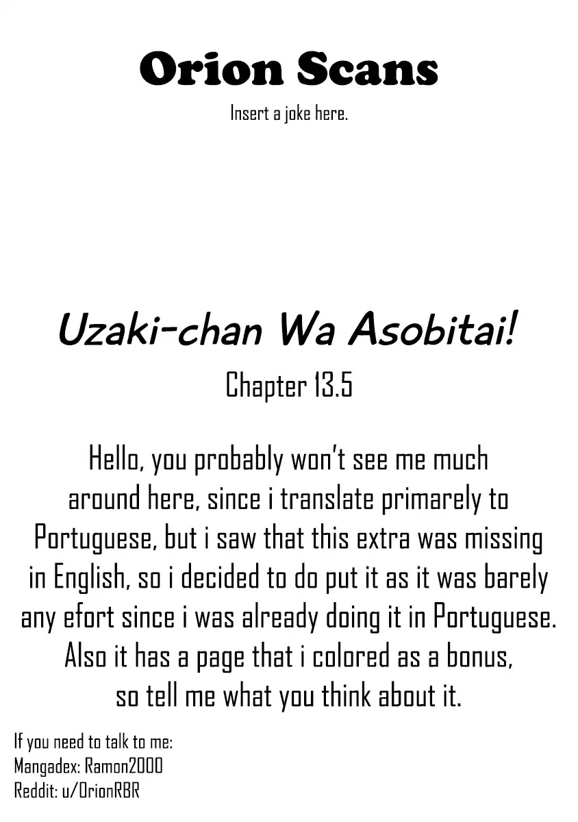 Uzaki-chan wa Asobitai! Chapter 13.5 page 7 - Chapter 13.5: The morning of the kouhai