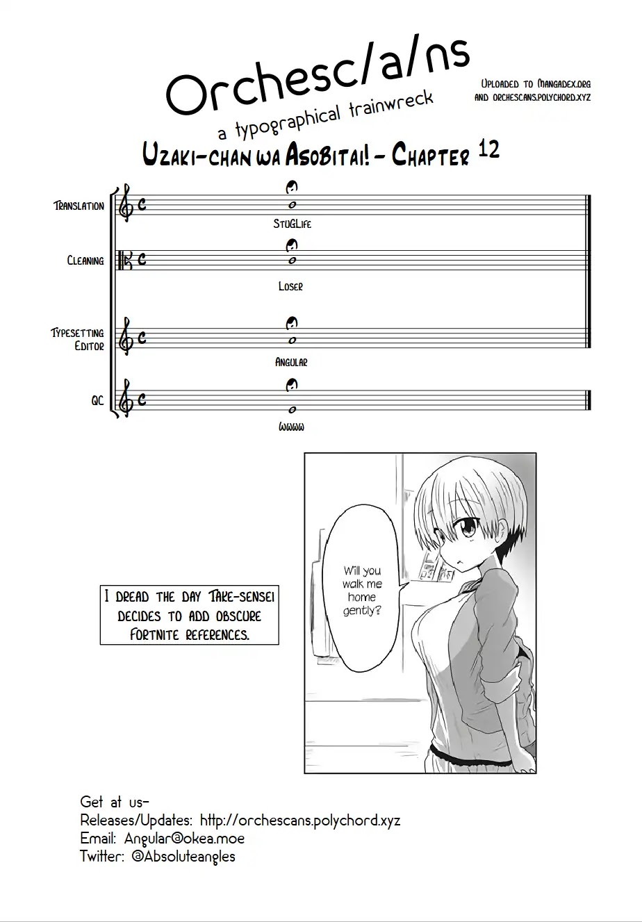 Uzaki-chan wa Asobitai! Chapter 13 page 10 - Chapter 13: Kouhai and Burnout