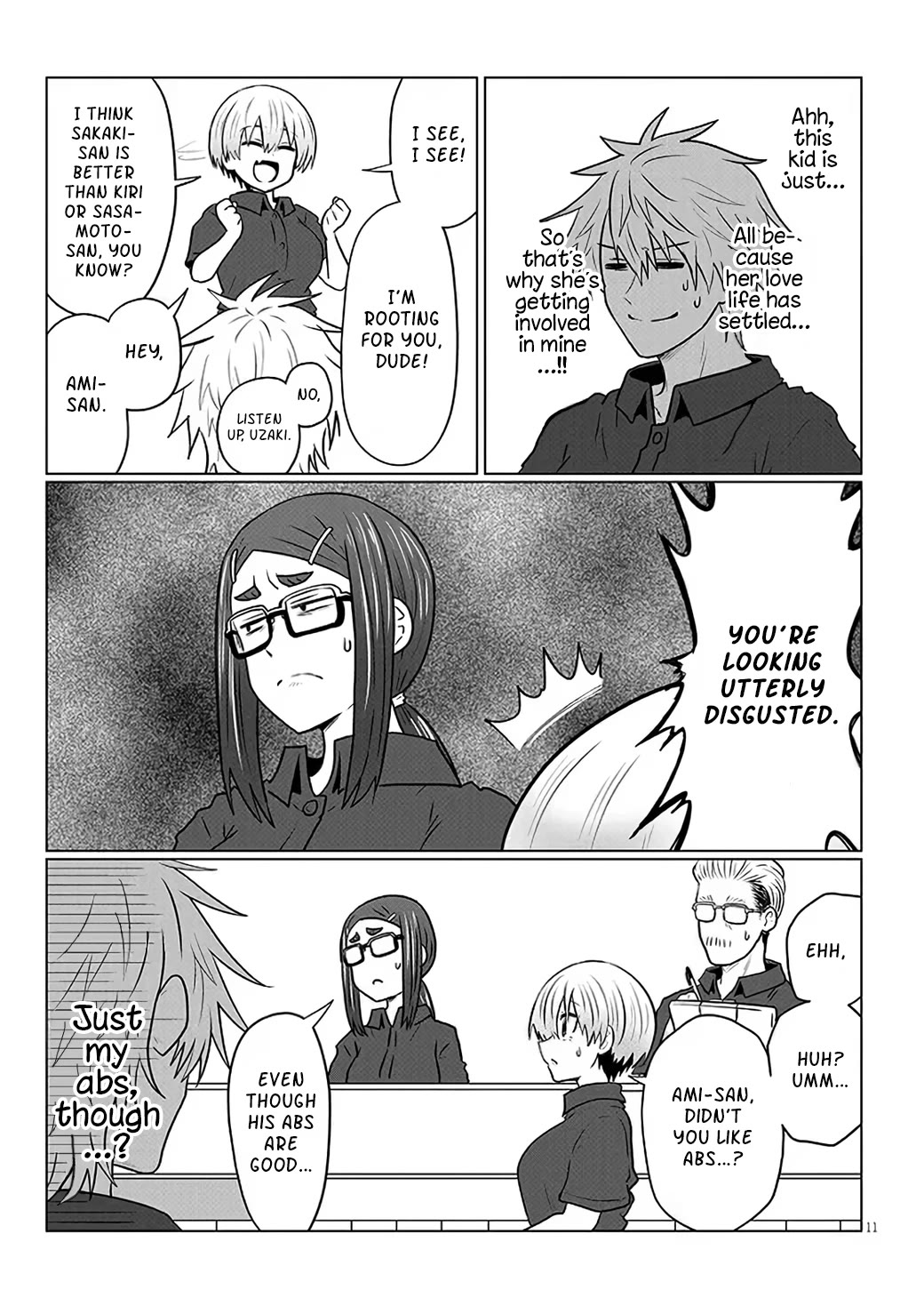 Uzaki-chan wa Asobitai! Chapter 130 page 11 - Chapter 130: Kouhai And Tribulations