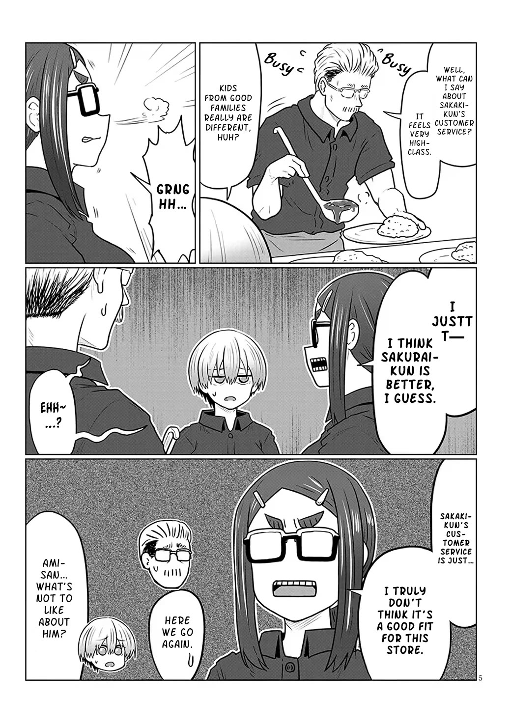 Uzaki-chan wa Asobitai! Chapter 130 page 5 - Chapter 130: Kouhai And Tribulations