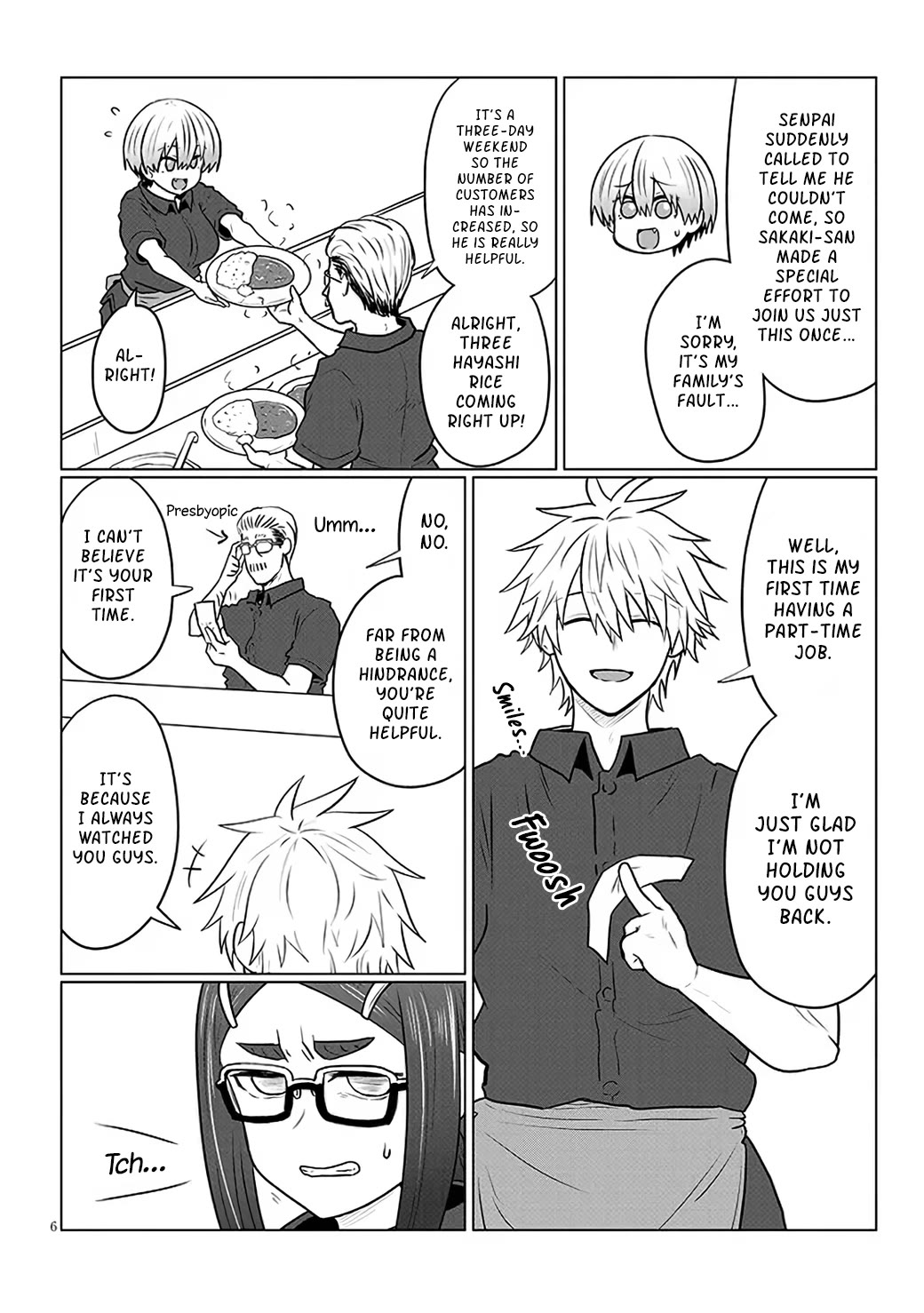Uzaki-chan wa Asobitai! Chapter 130 page 6 - Chapter 130: Kouhai And Tribulations
