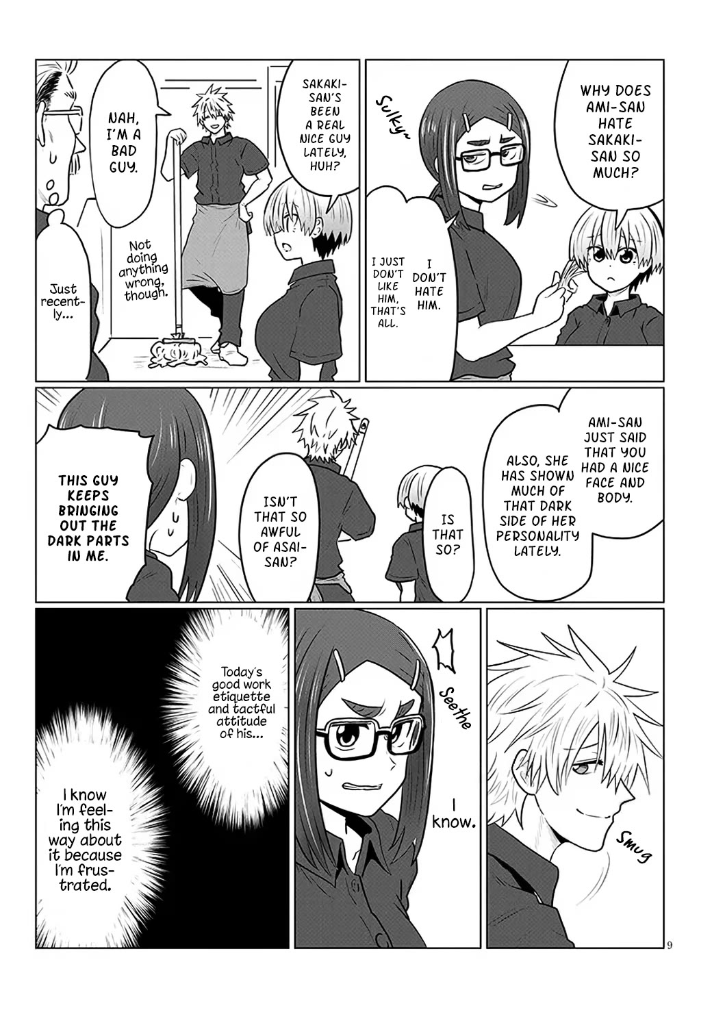 Uzaki-chan wa Asobitai! Chapter 130 page 9 - Chapter 130: Kouhai And Tribulations