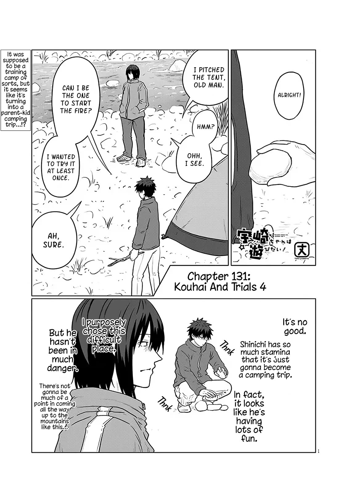 Uzaki-chan wa Asobitai! Chapter 131 page 1 - Chapter 131: Kouhai And Trials 4