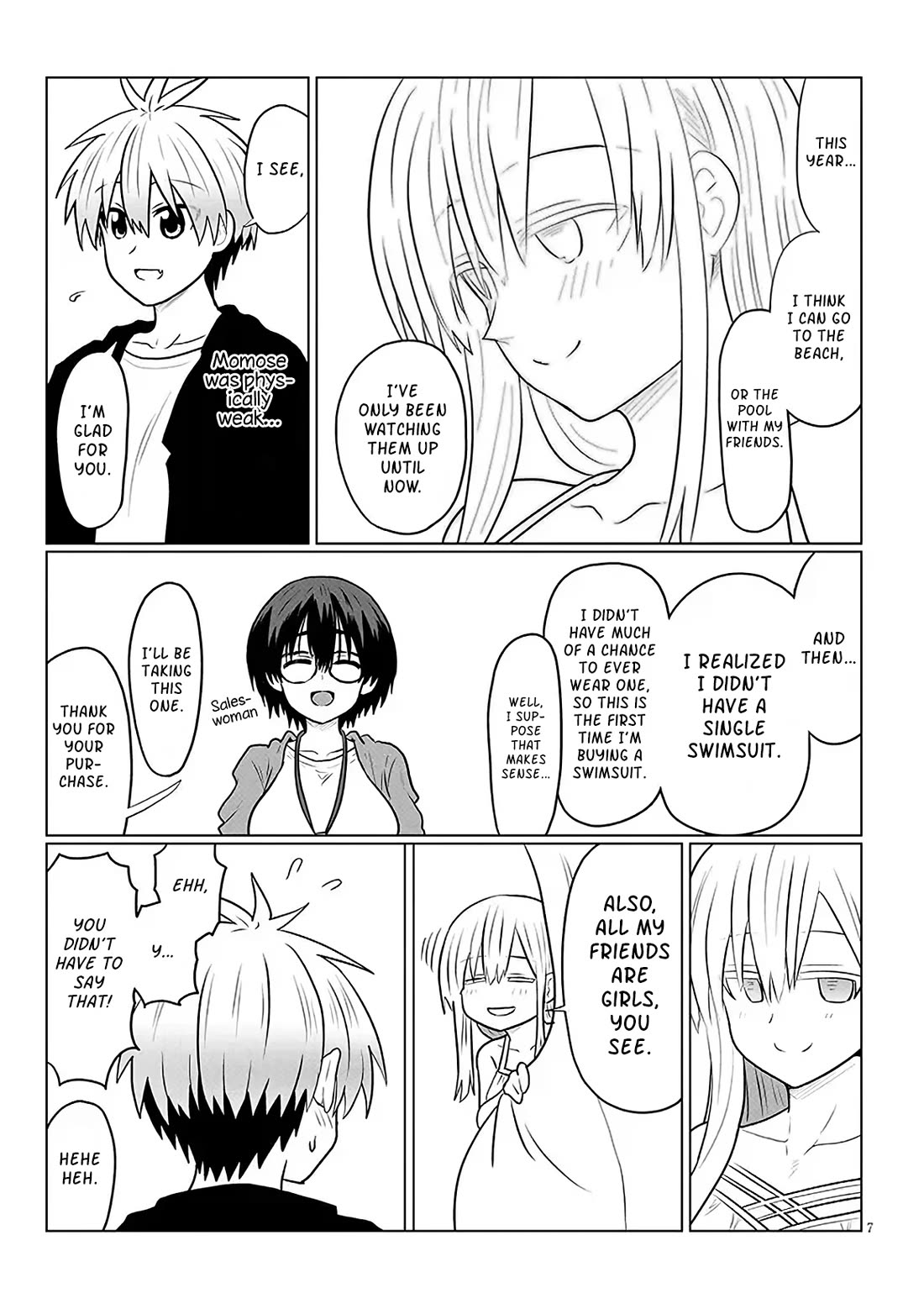 Uzaki-chan wa Asobitai! Chapter 131 page 7 - Chapter 131: Kouhai And Trials 4