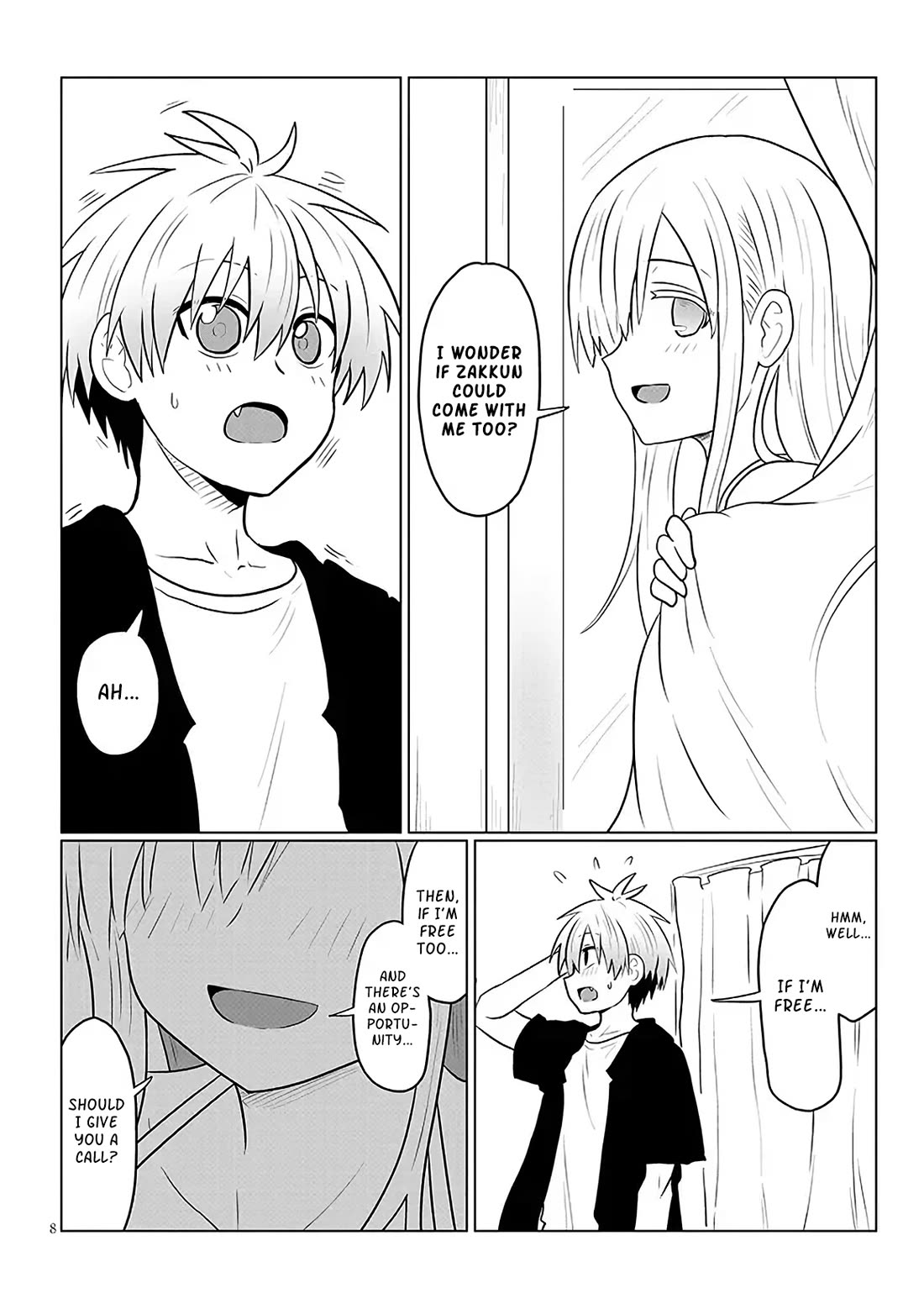Uzaki-chan wa Asobitai! Chapter 131 page 8 - Chapter 131: Kouhai And Trials 4