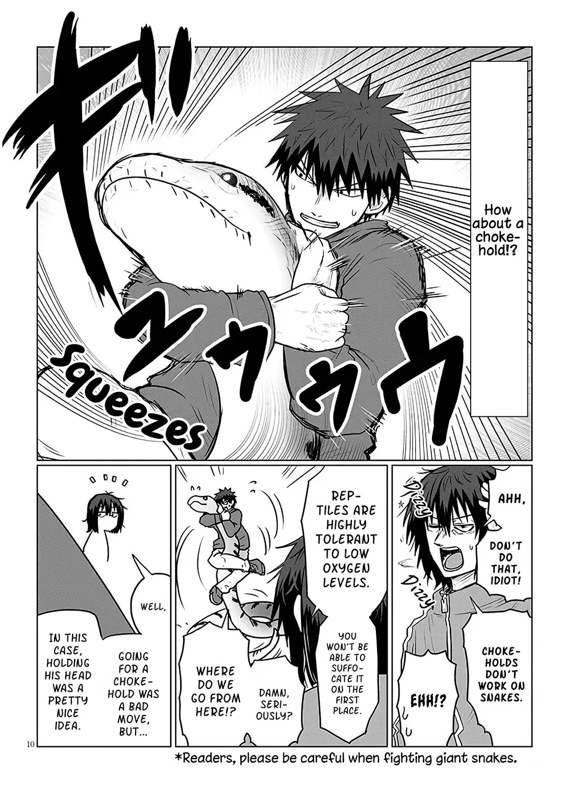 Uzaki-chan wa Asobitai! Chapter 132 page 10 - Chapter 132: Kouhai And The Giant Snake