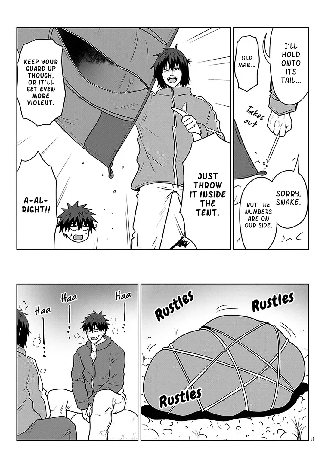 Uzaki-chan wa Asobitai! Chapter 132 page 11 - Chapter 132: Kouhai And The Giant Snake