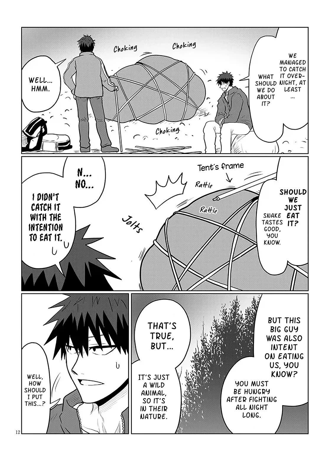 Uzaki-chan wa Asobitai! Chapter 132 page 12 - Chapter 132: Kouhai And The Giant Snake