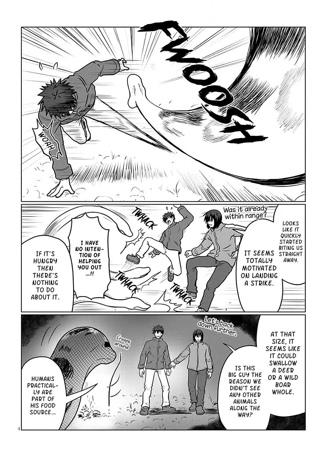 Uzaki-chan wa Asobitai! Chapter 132 page 4 - Chapter 132: Kouhai And The Giant Snake