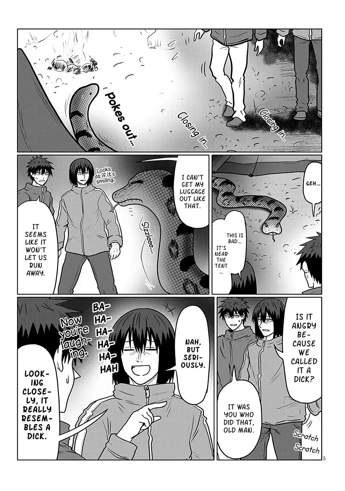 Uzaki-chan wa Asobitai! Chapter 132 page 5 - Chapter 132: Kouhai And The Giant Snake