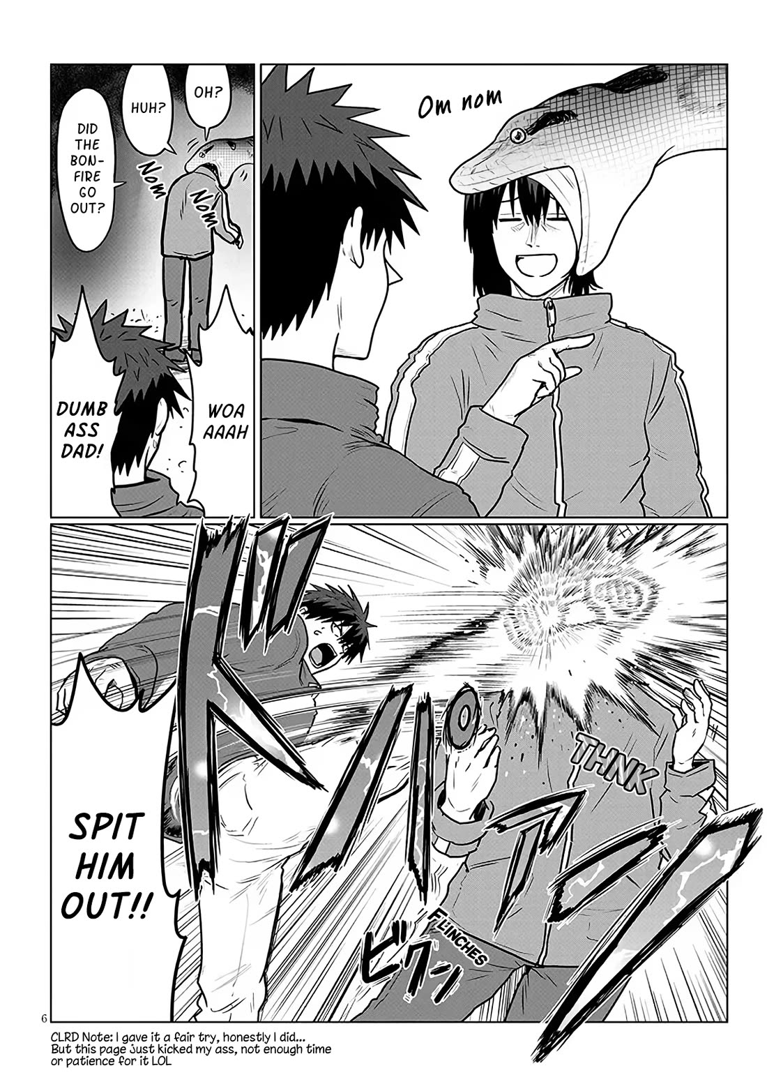 Uzaki-chan wa Asobitai! Chapter 132 page 6 - Chapter 132: Kouhai And The Giant Snake