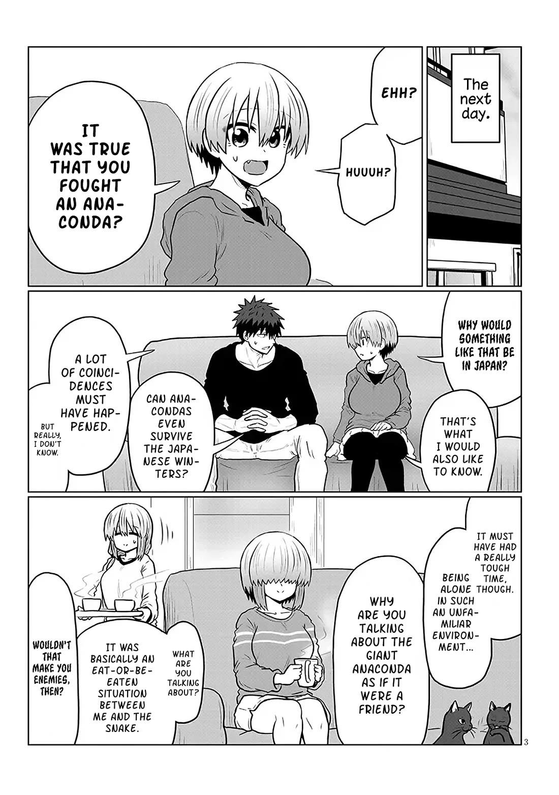 Uzaki-chan wa Asobitai! Chapter 133 page 3 - Chapter 133: Kouhai And Results