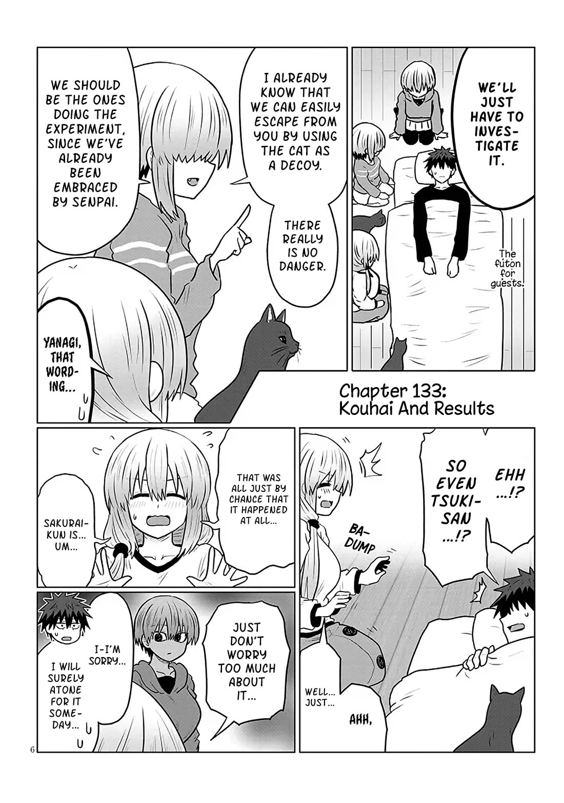 Uzaki-chan wa Asobitai! Chapter 133 page 6 - Chapter 133: Kouhai And Results