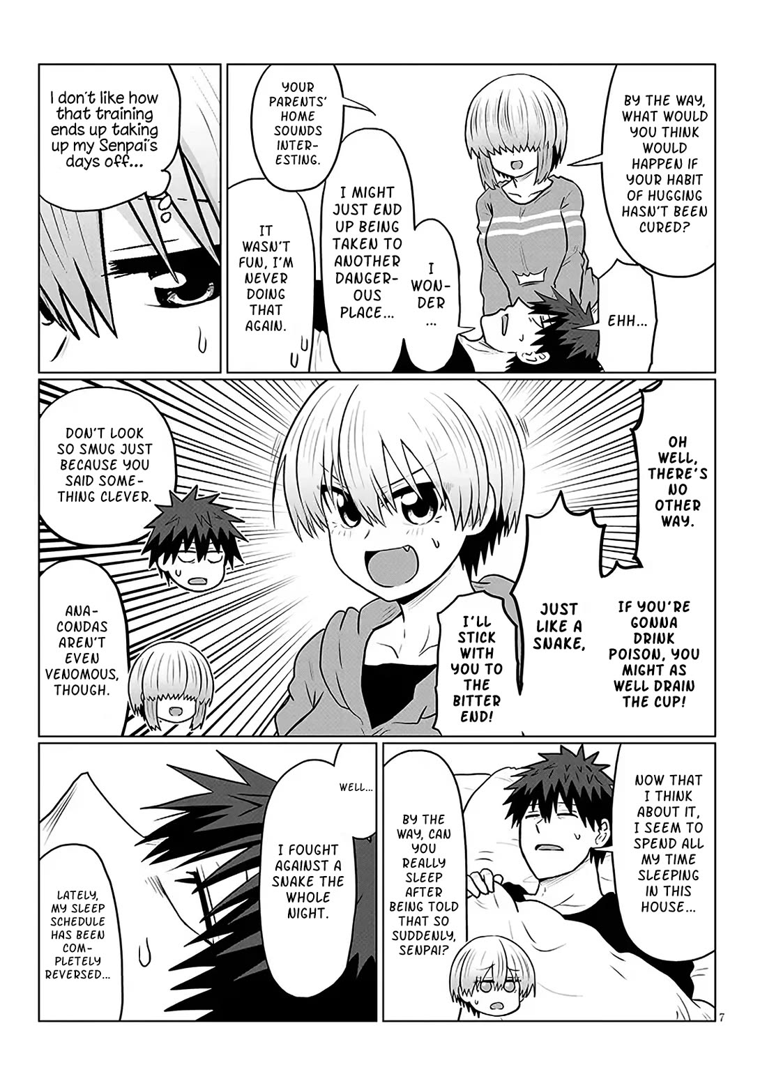 Uzaki-chan wa Asobitai! Chapter 133 page 7 - Chapter 133: Kouhai And Results
