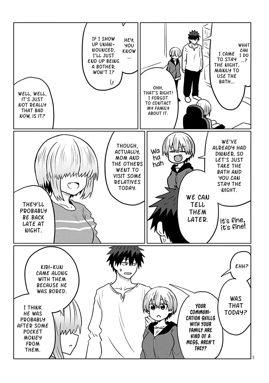 Uzaki-chan wa Asobitai! Chapter 134 page 3 - Chapter 134: Kouhai And Miscommunication
