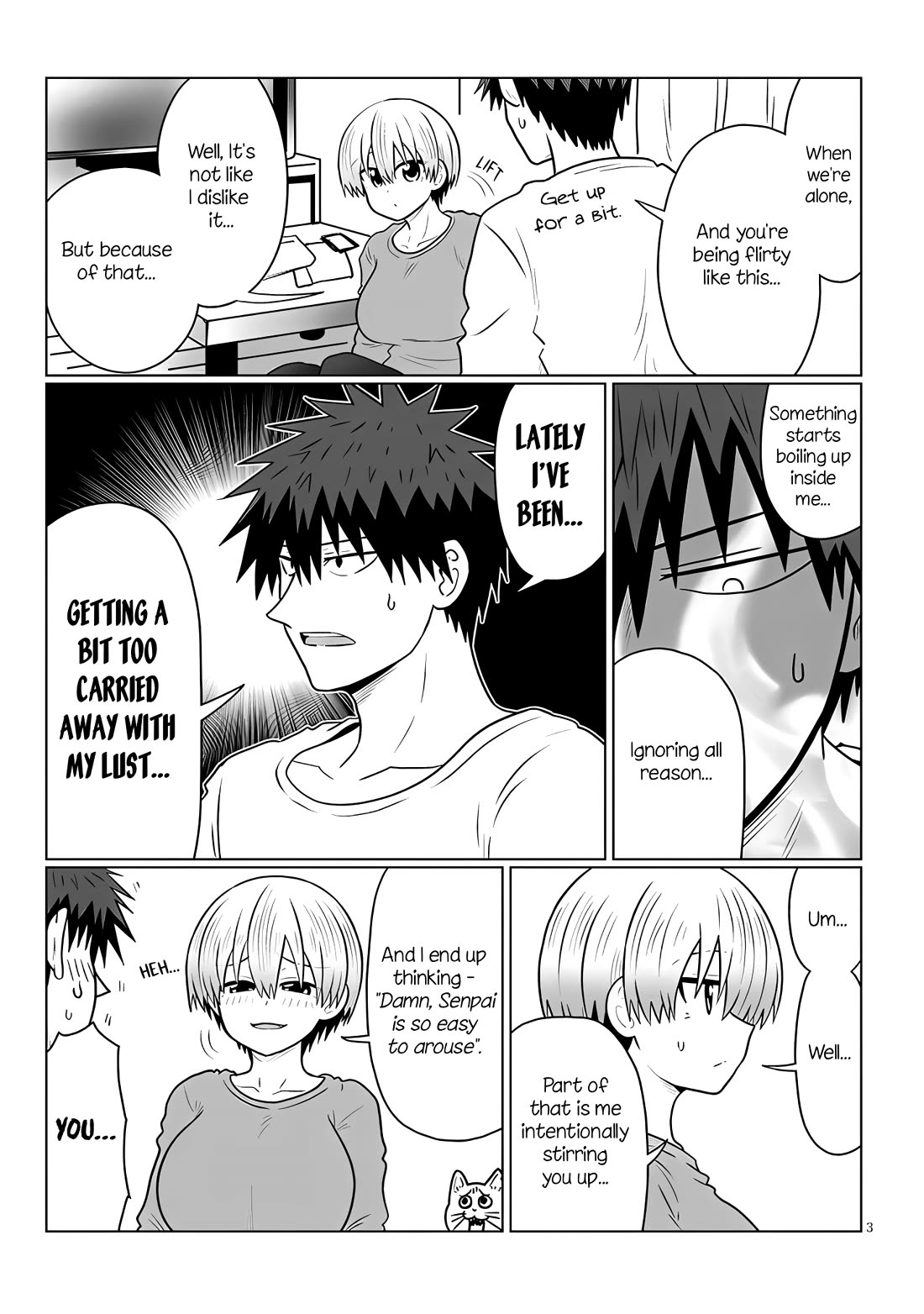 Uzaki-chan wa Asobitai! Chapter 137 page 3 - Chapter 137: Kouhai and Income