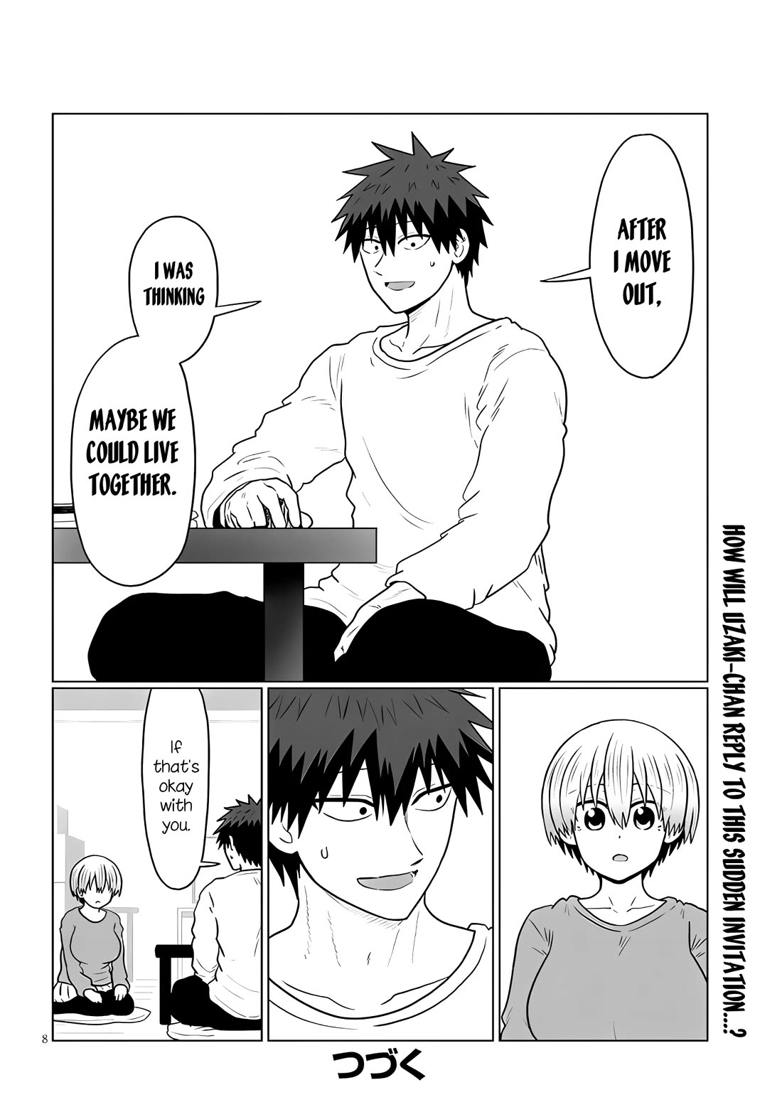 Uzaki-chan wa Asobitai! Chapter 137 page 8 - Chapter 137: Kouhai and Income