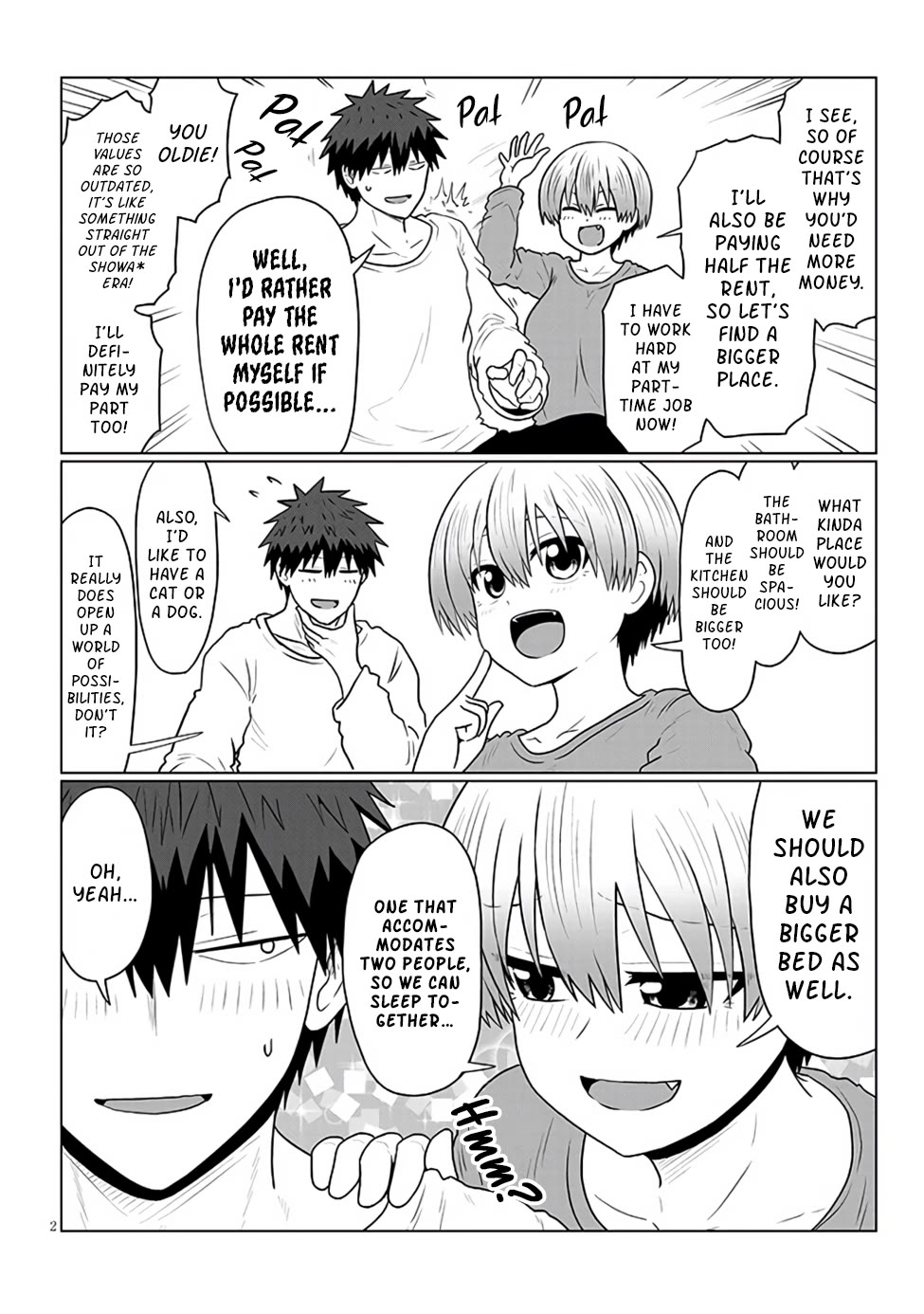 Uzaki-chan wa Asobitai! Chapter 138 page 2 - Chapter 138: Kouhai And Income 2