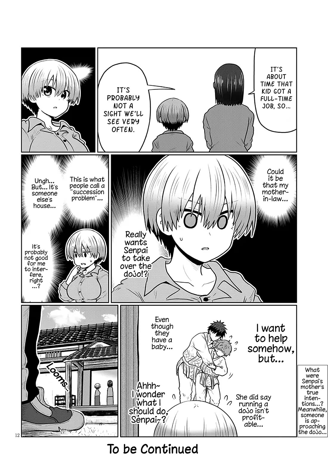 Uzaki-chan wa Asobitai! Chapter 139 page 12 - Chapter 139: Kouhai And Income 3