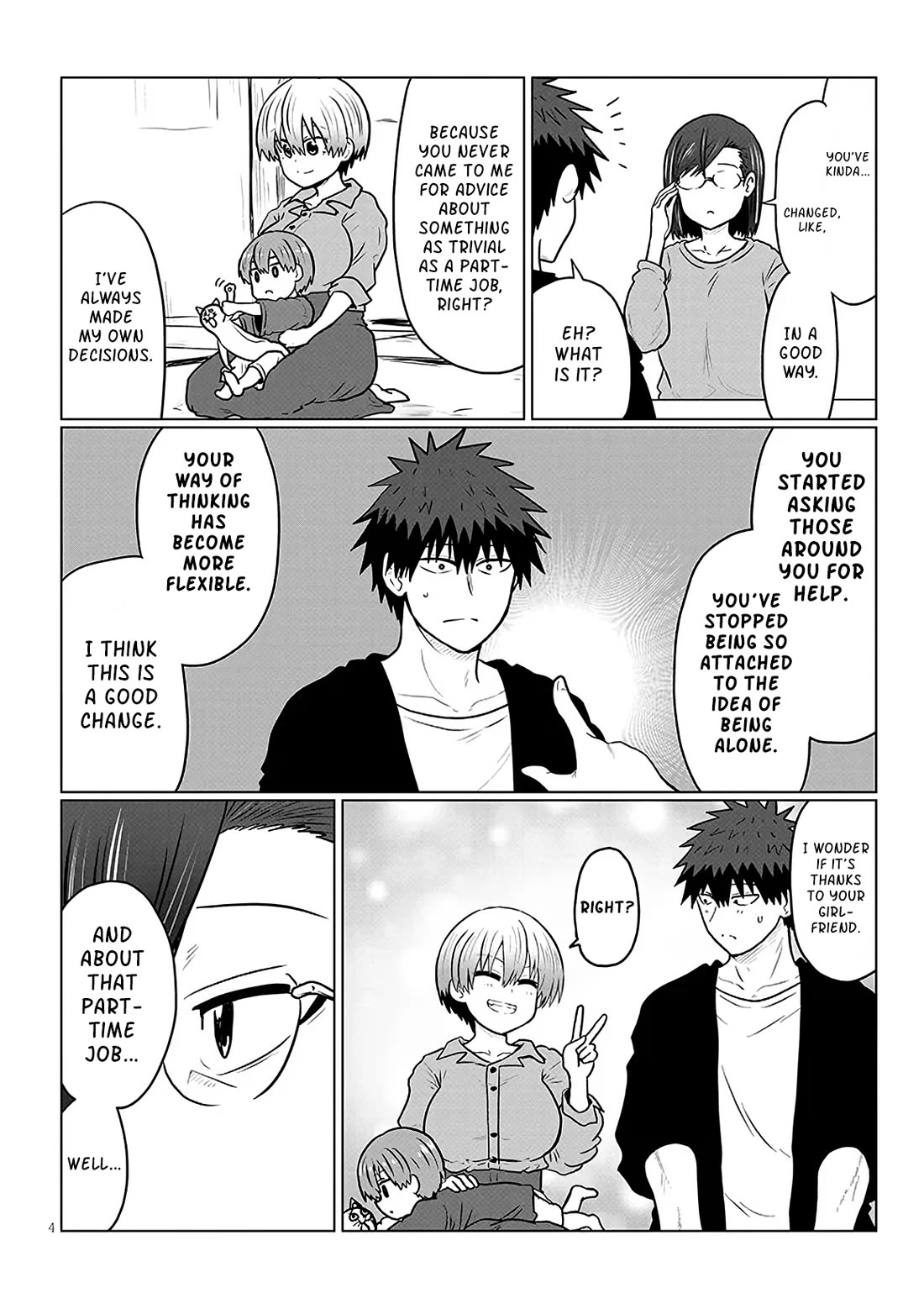Uzaki-chan wa Asobitai! Chapter 139 page 4 - Chapter 139: Kouhai And Income 3