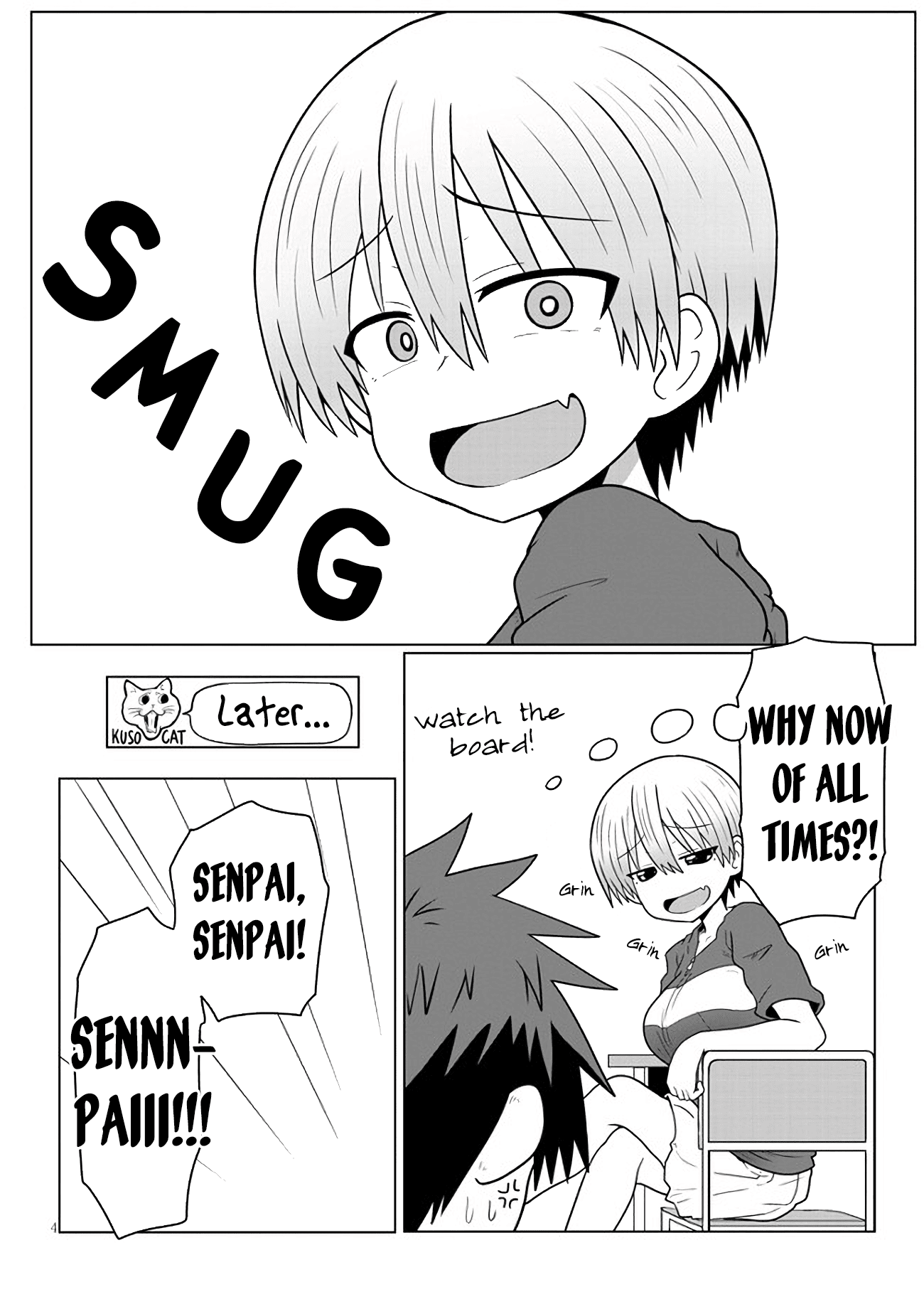 Uzaki-chan wa Asobitai! Chapter 14 page 4 - Chapter 14: Kouhai and Lecture