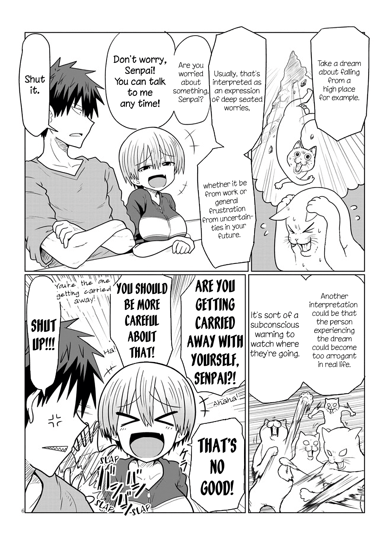 Uzaki-chan wa Asobitai! Chapter 14 page 6 - Chapter 14: Kouhai and Lecture