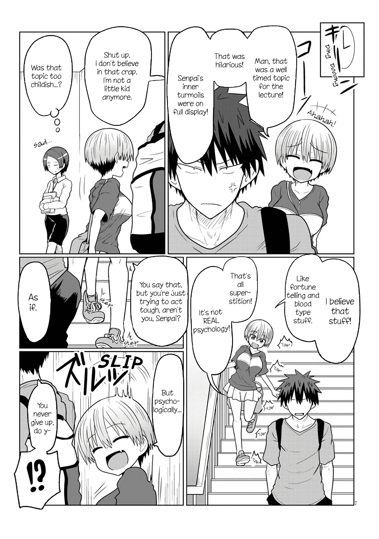 Uzaki-chan wa Asobitai! Chapter 14 page 7 - Chapter 14: Kouhai and Lecture