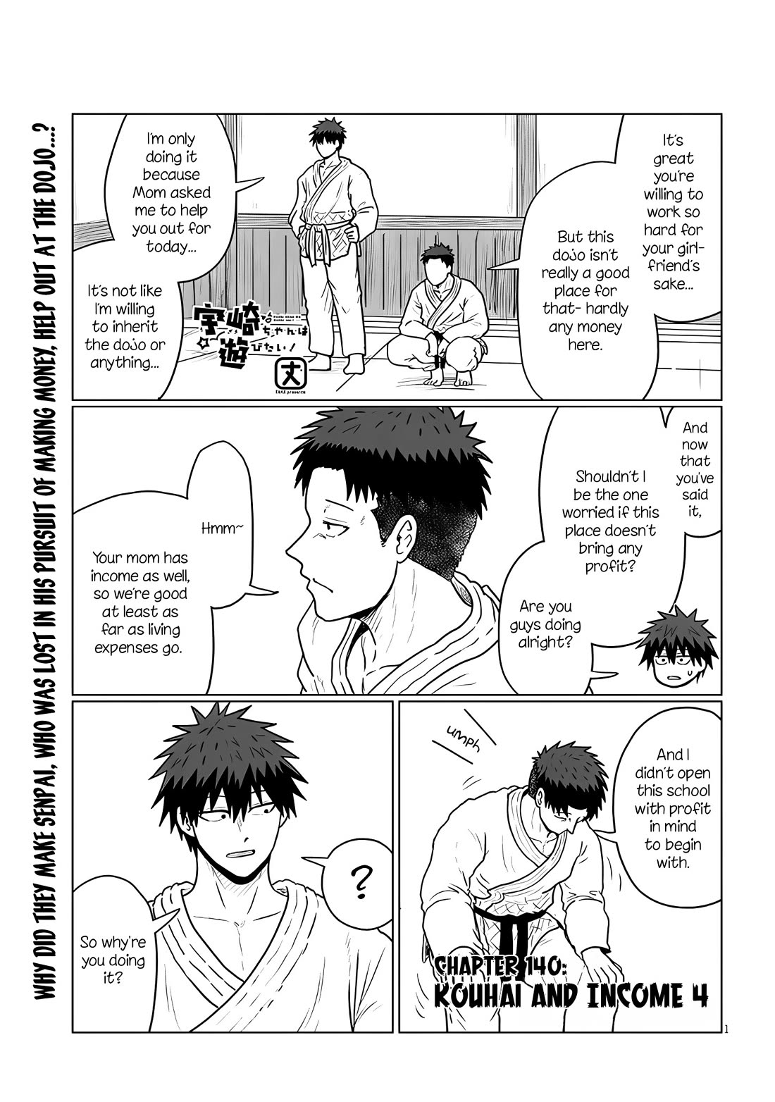 Uzaki-chan wa Asobitai! Chapter 140 page 1 - Chapter 140: Kouhai and Income 4