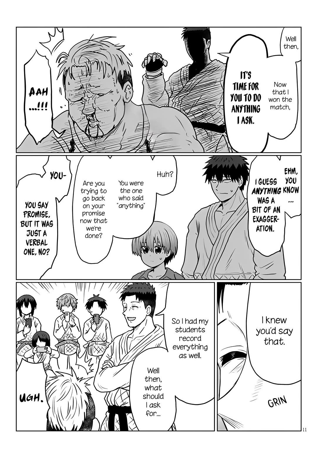 Uzaki-chan wa Asobitai! Chapter 140 page 11 - Chapter 140: Kouhai and Income 4