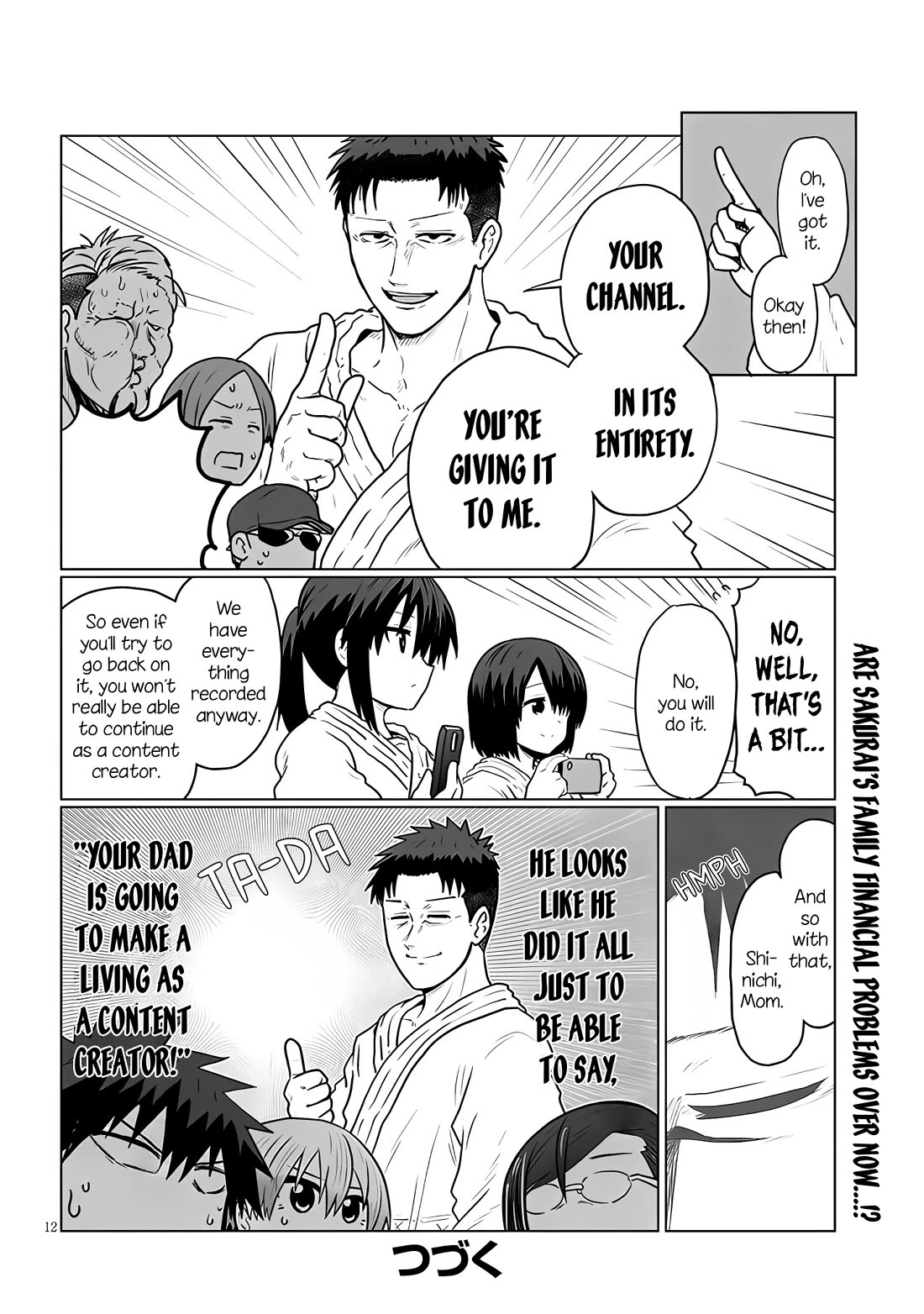 Uzaki-chan wa Asobitai! Chapter 140 page 12 - Chapter 140: Kouhai and Income 4