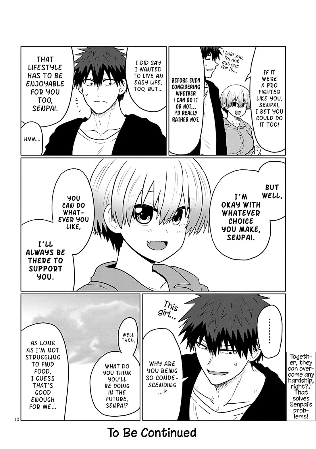 Uzaki-chan wa Asobitai! Chapter 141 page 12 - Chapter 141: Kouhai And Income 5