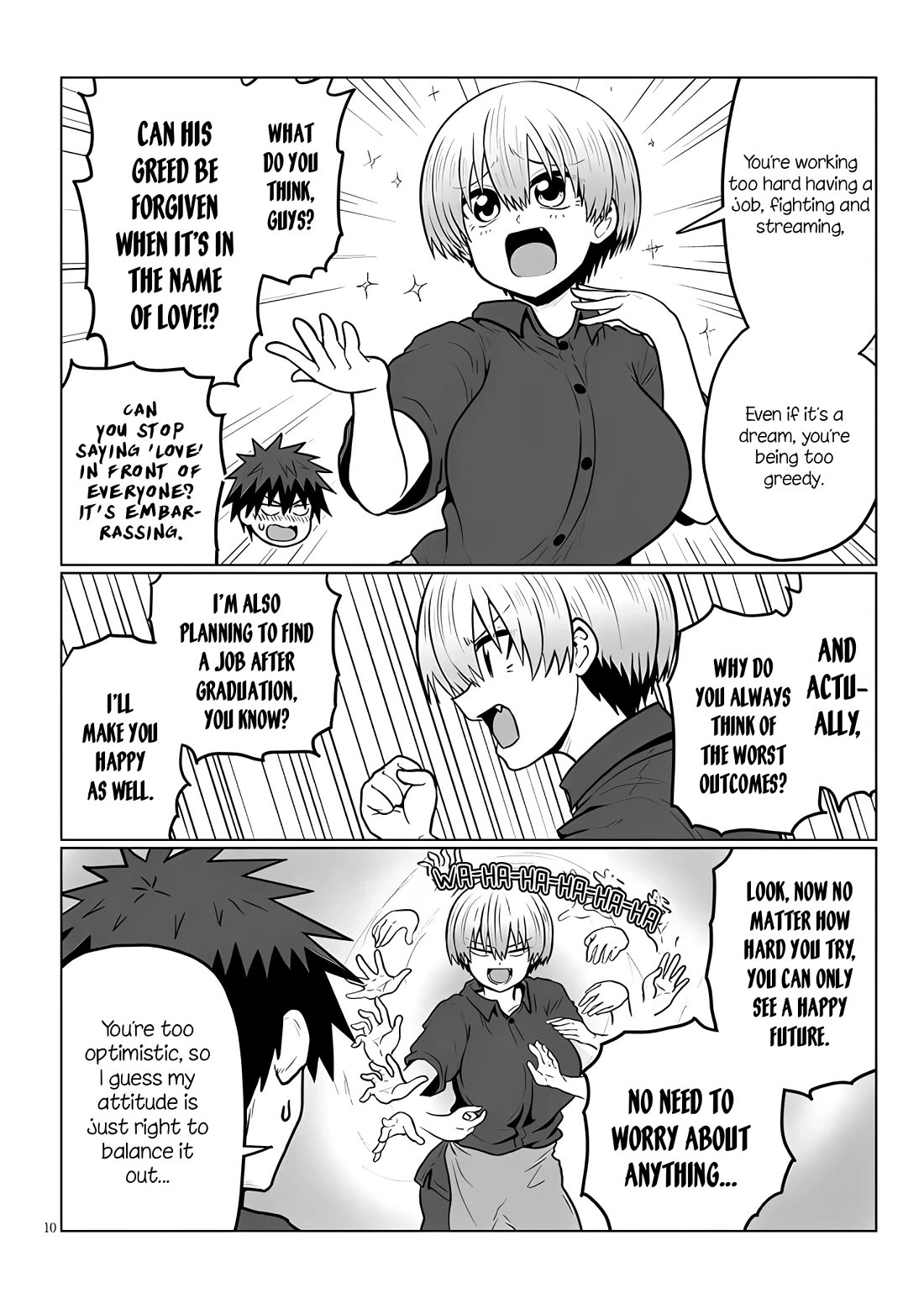 Uzaki-chan wa Asobitai! Chapter 142 page 10 - Chapter 142