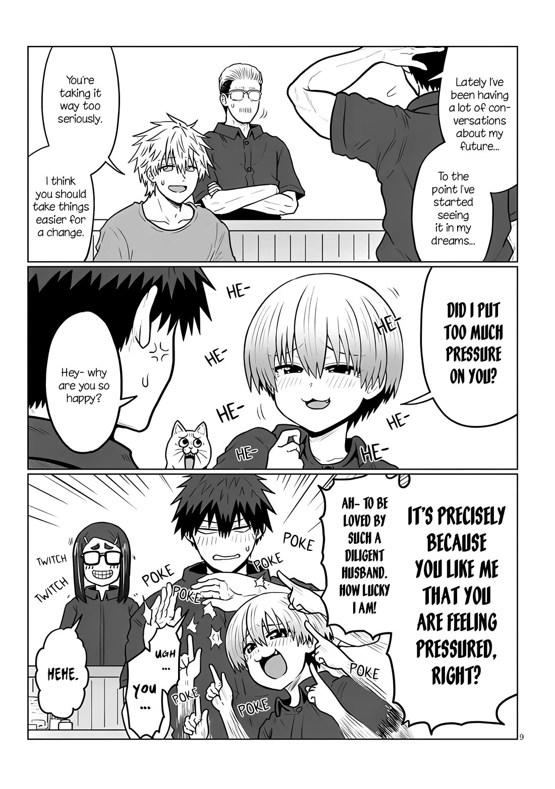 Uzaki-chan wa Asobitai! Chapter 142 page 9 - Chapter 142
