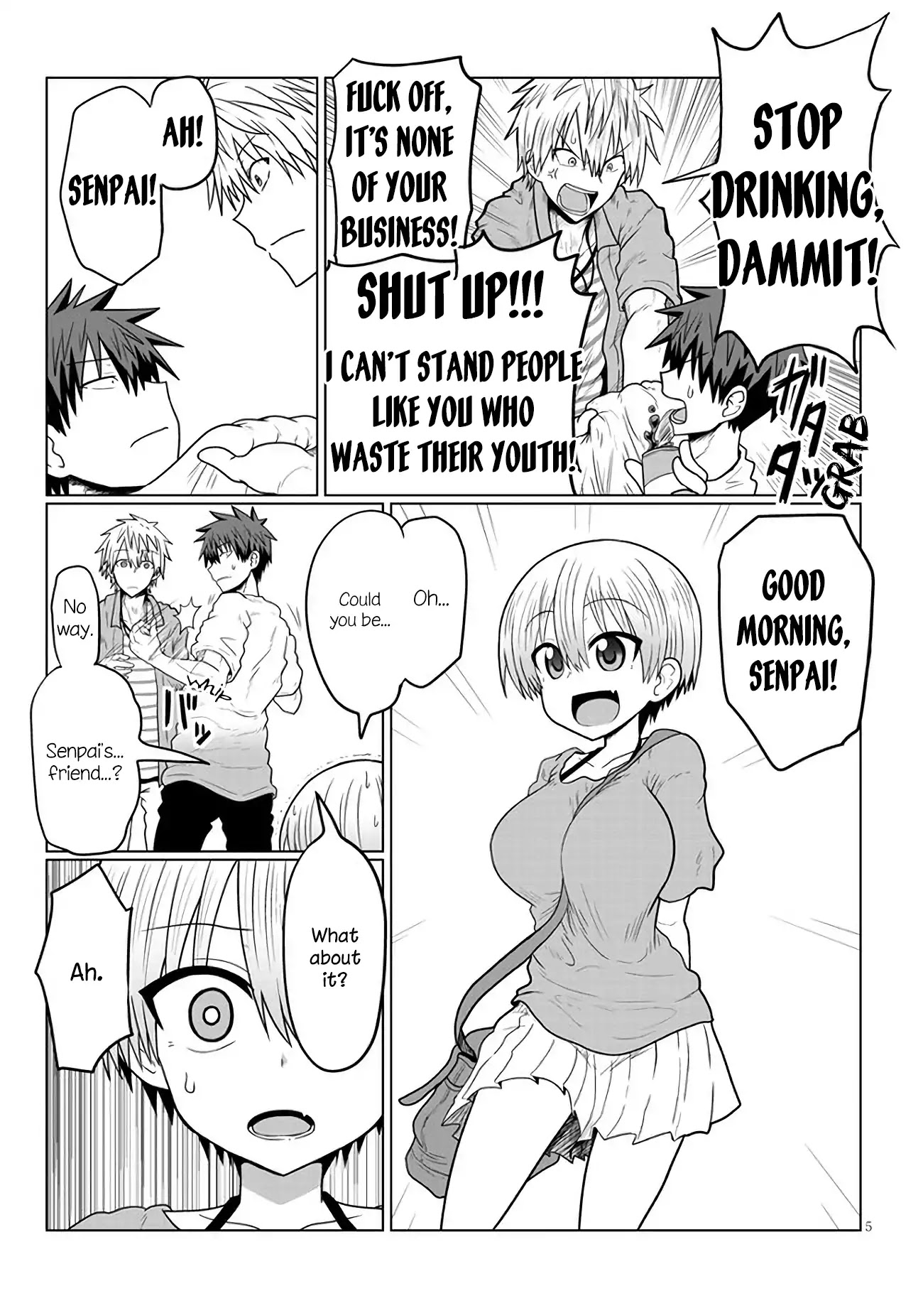 Uzaki-chan wa Asobitai! Chapter 15 page 5 - Chapter 15: Kouhai and Senpai's Friend