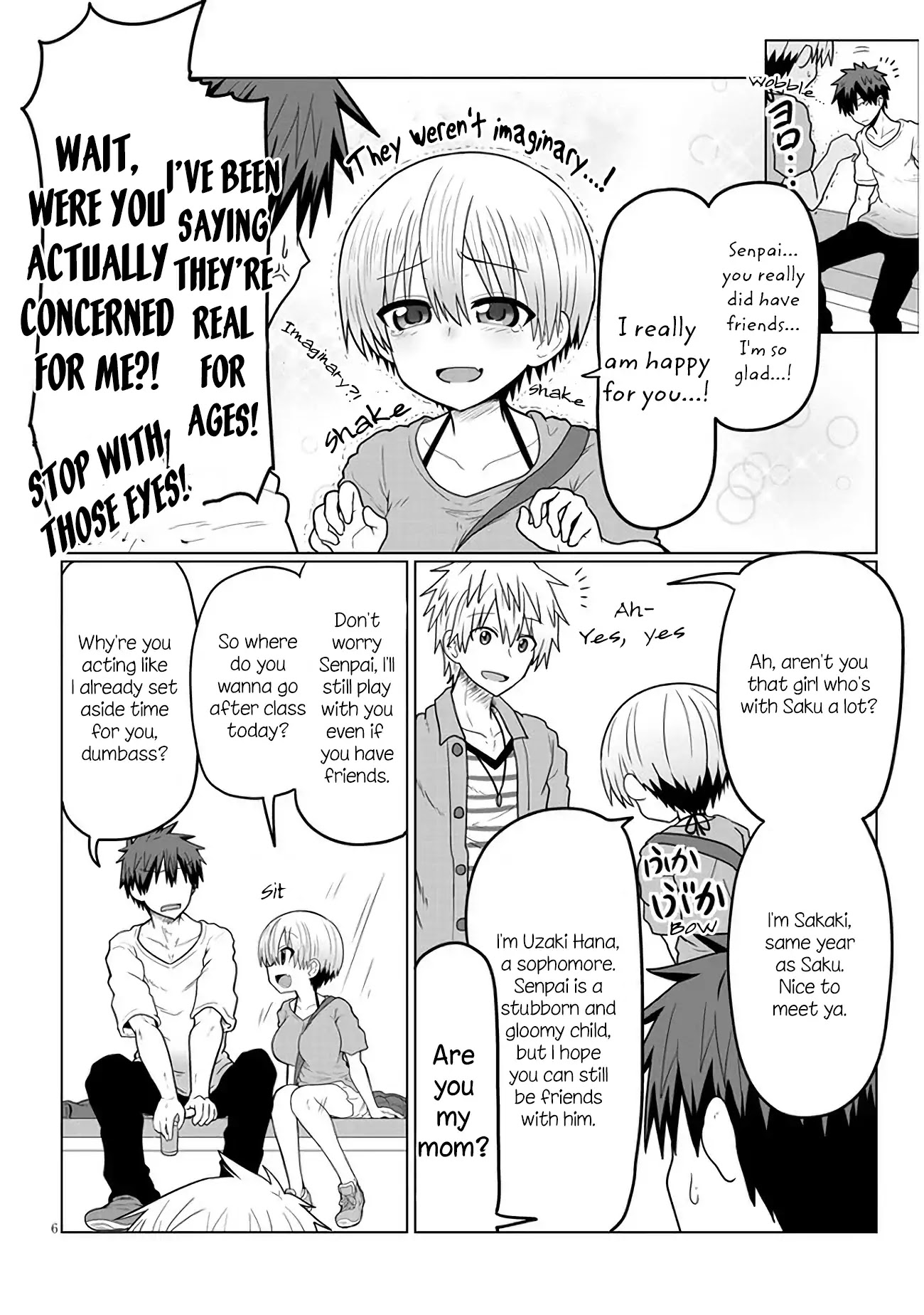 Uzaki-chan wa Asobitai! Chapter 15 page 6 - Chapter 15: Kouhai and Senpai's Friend