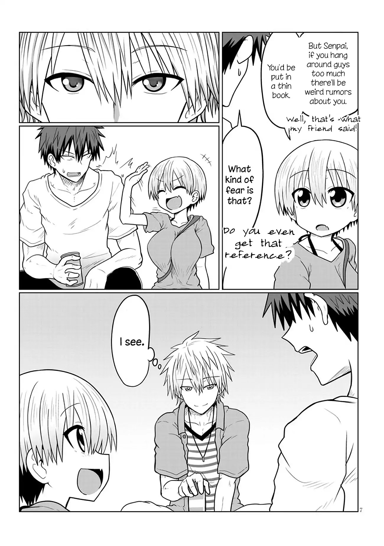 Uzaki-chan wa Asobitai! Chapter 15 page 7 - Chapter 15: Kouhai and Senpai's Friend