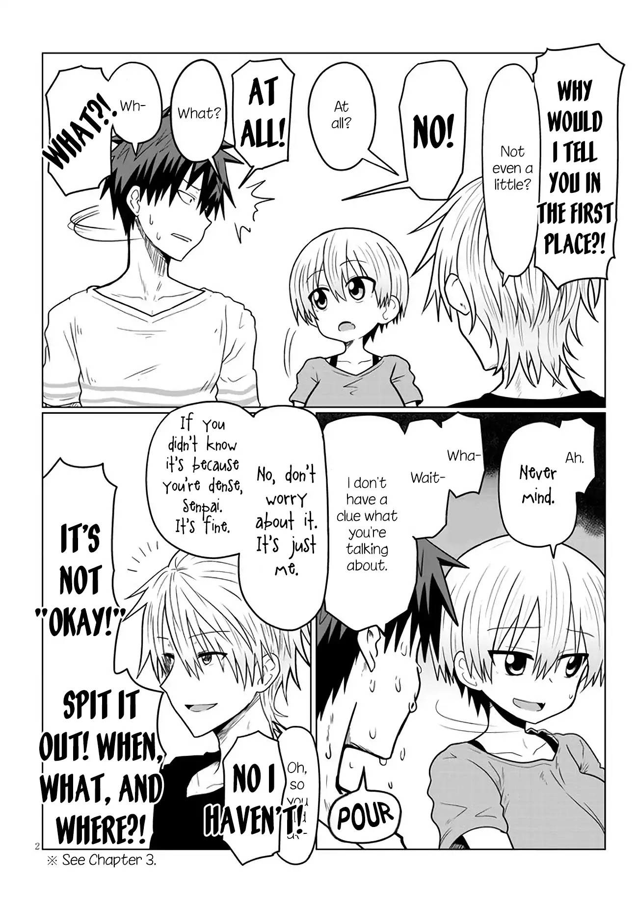 Uzaki-chan wa Asobitai! Chapter 16 page 2 - Chapter 16: Kouhai and Harassment
