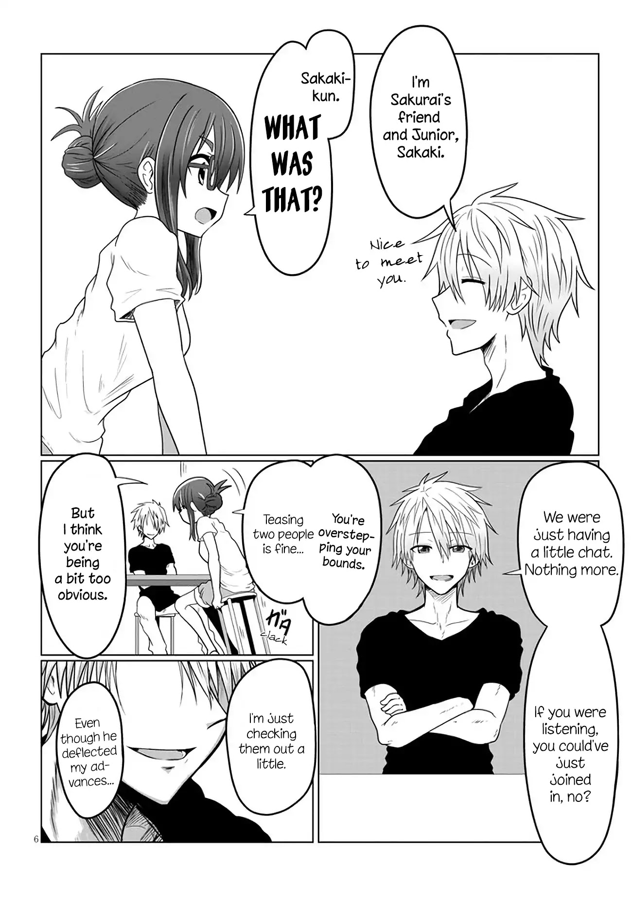 Uzaki-chan wa Asobitai! Chapter 16 page 6 - Chapter 16: Kouhai and Harassment