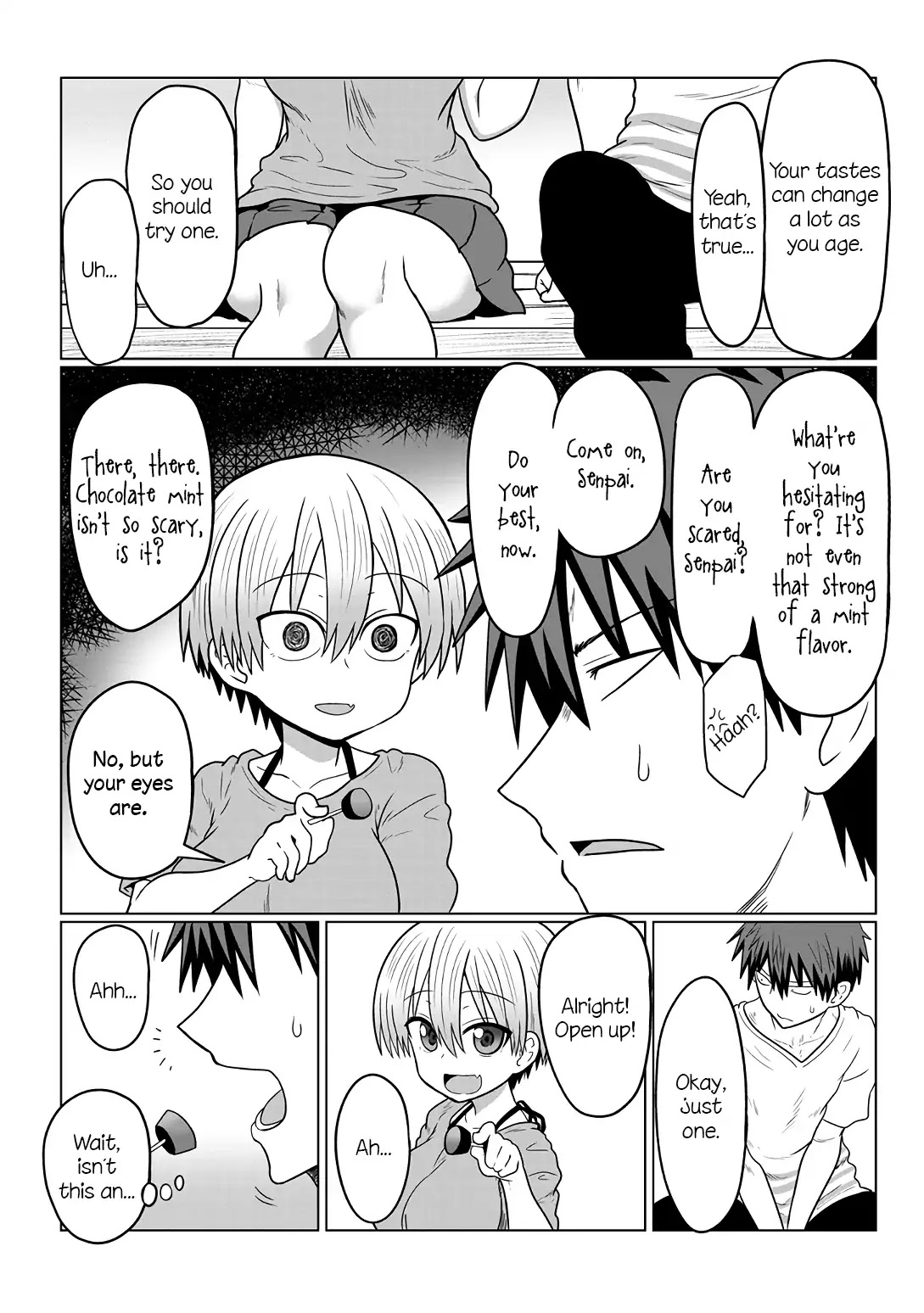 Uzaki-chan wa Asobitai! Chapter 17 page 10 - Chapter 17: Kouhai and Mint Chocolate