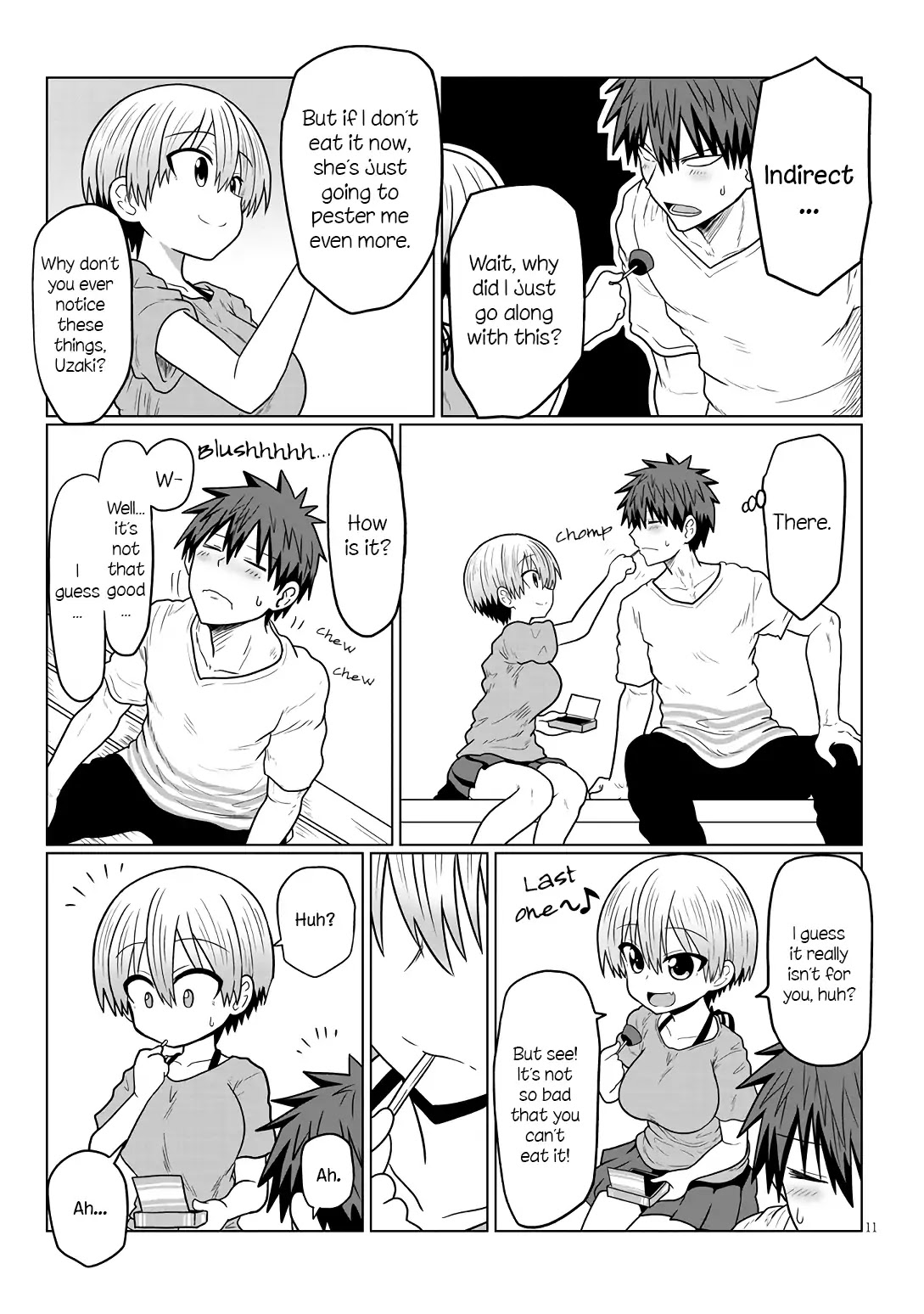 Uzaki-chan wa Asobitai! Chapter 17 page 11 - Chapter 17: Kouhai and Mint Chocolate