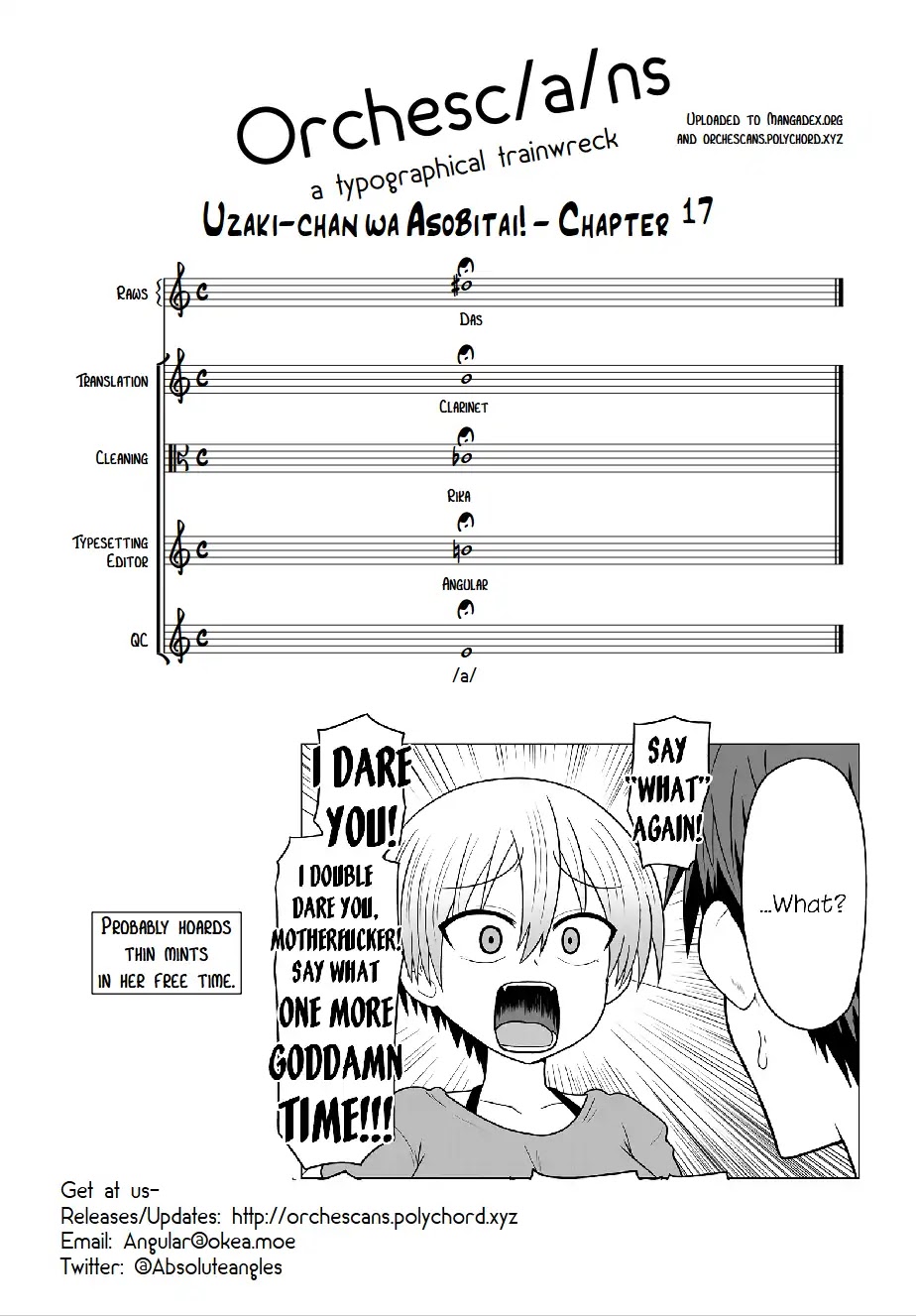 Uzaki-chan wa Asobitai! Chapter 17 page 13 - Chapter 17: Kouhai and Mint Chocolate