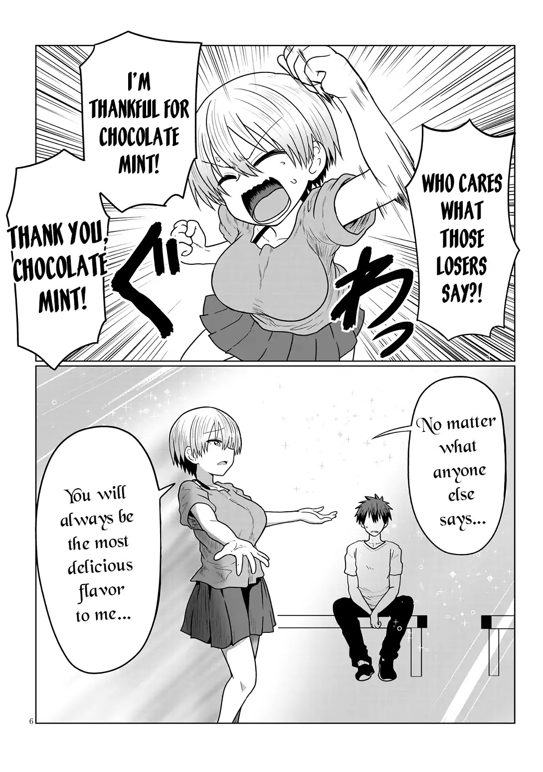 Uzaki-chan wa Asobitai! Chapter 17 page 6 - Chapter 17: Kouhai and Mint Chocolate
