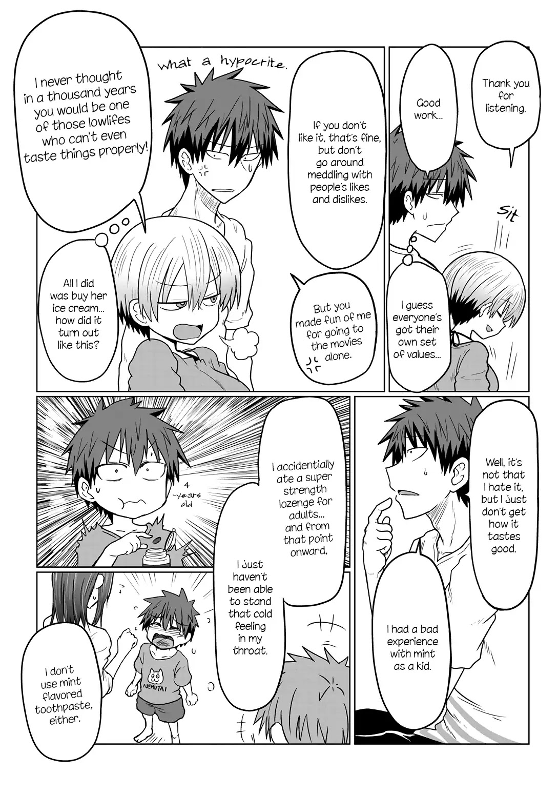 Uzaki-chan wa Asobitai! Chapter 17 page 8 - Chapter 17: Kouhai and Mint Chocolate