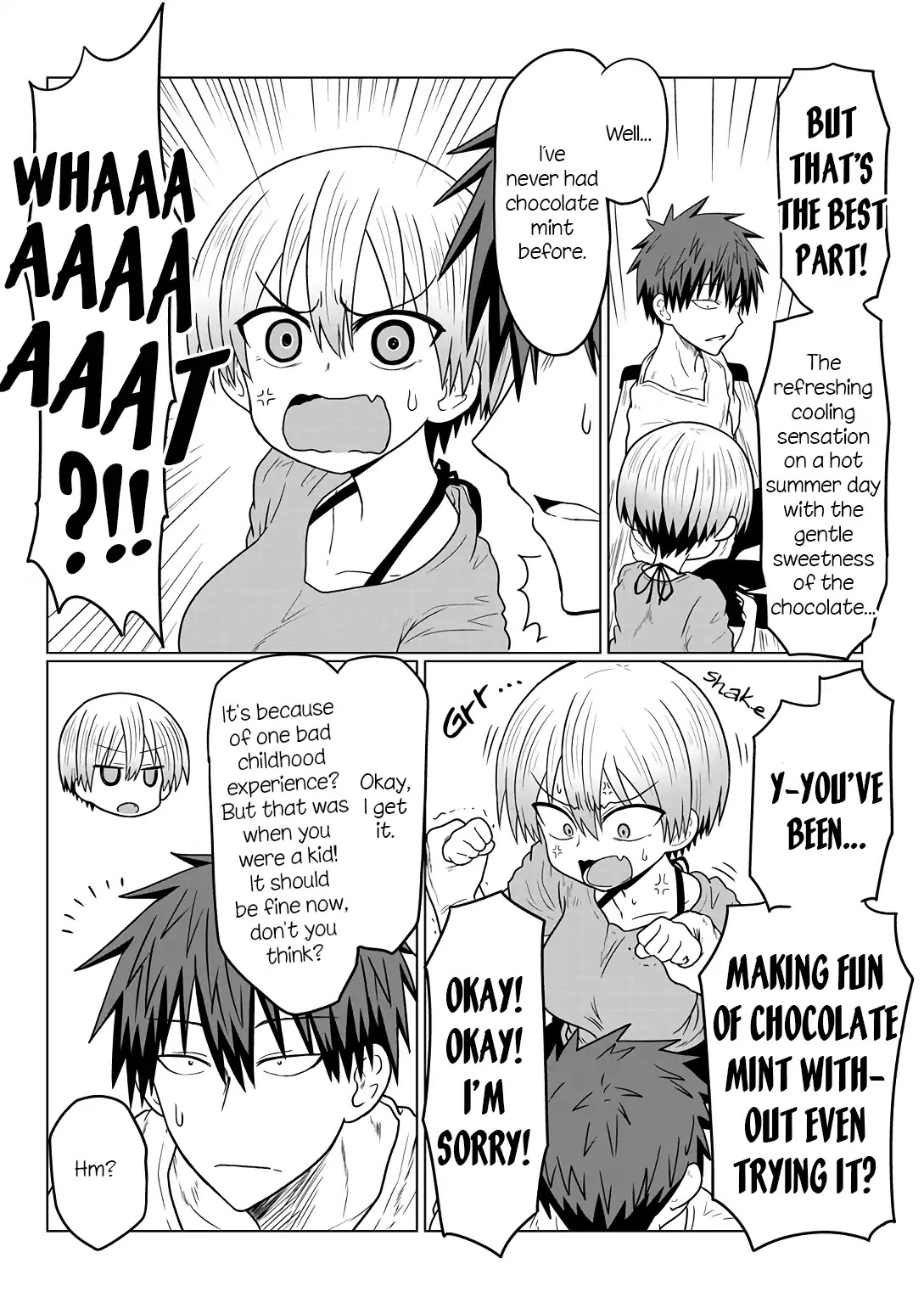 Uzaki-chan wa Asobitai! Chapter 17 page 9 - Chapter 17: Kouhai and Mint Chocolate