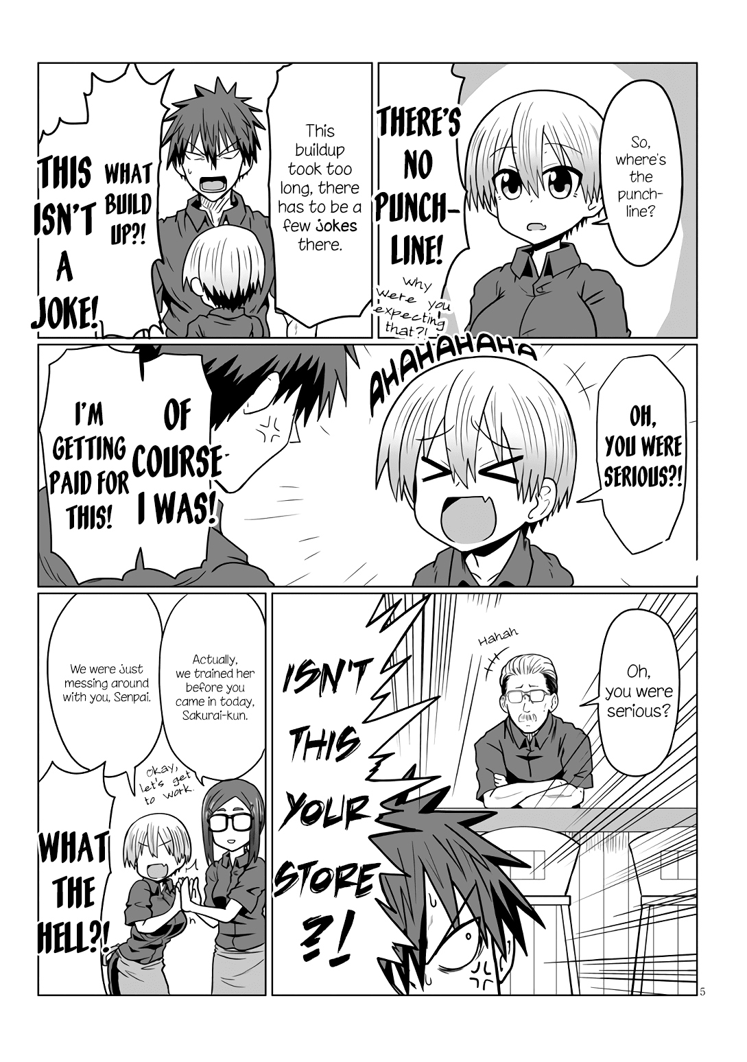 Uzaki-chan wa Asobitai! Chapter 18 page 5 - Chapter 18: Kouhai and Summer Plans