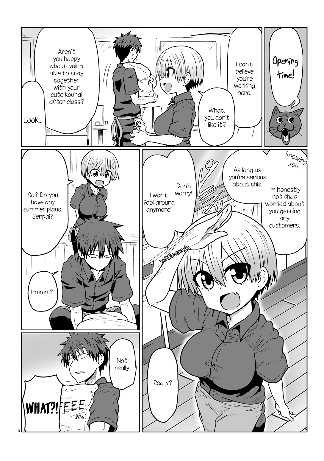 Uzaki-chan wa Asobitai! Chapter 18 page 6 - Chapter 18: Kouhai and Summer Plans