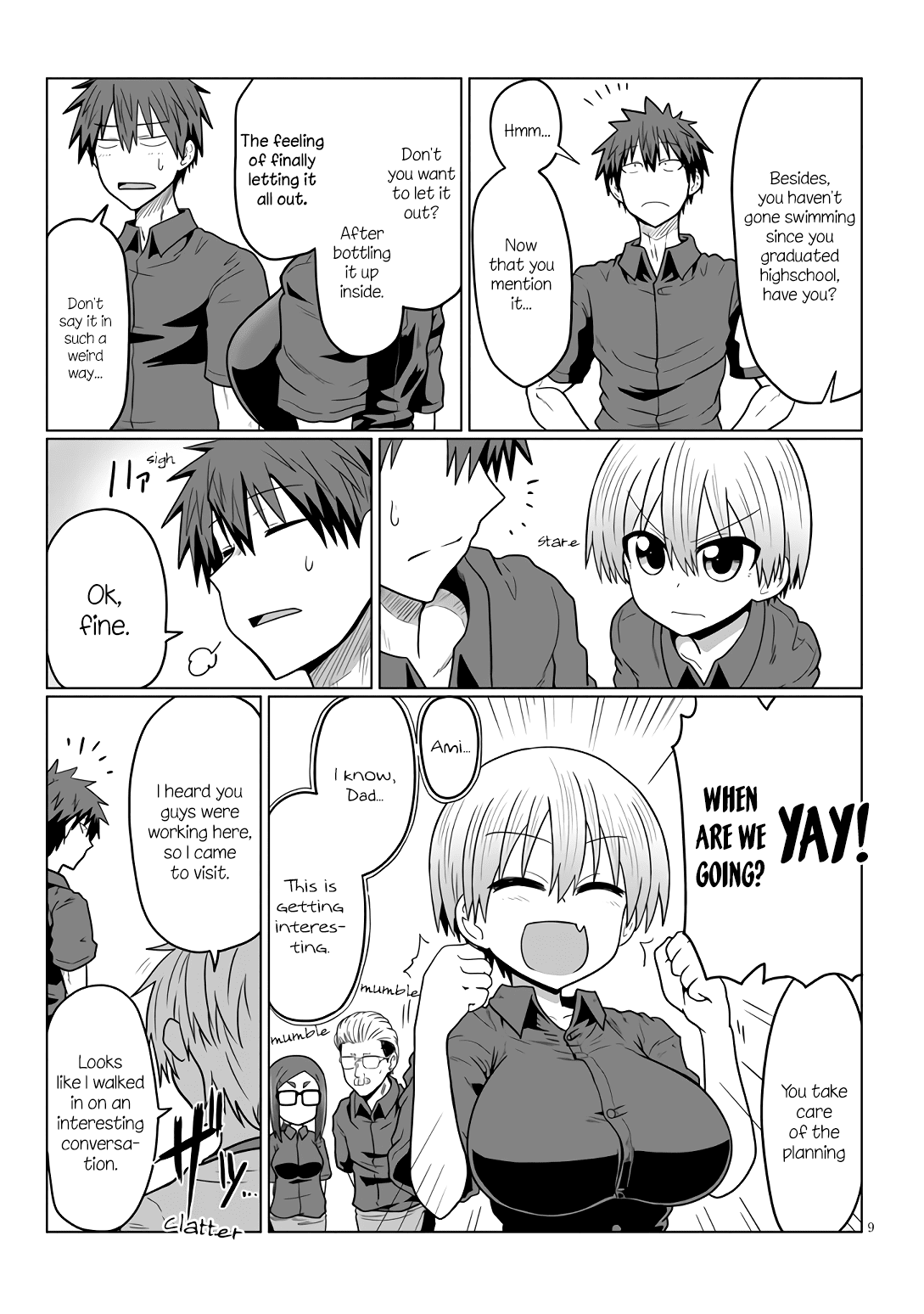 Uzaki-chan wa Asobitai! Chapter 18 page 9 - Chapter 18: Kouhai and Summer Plans
